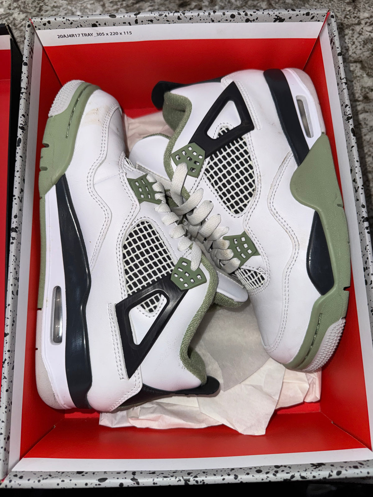 Jordan 4 Retro Seafoam (Women's)
