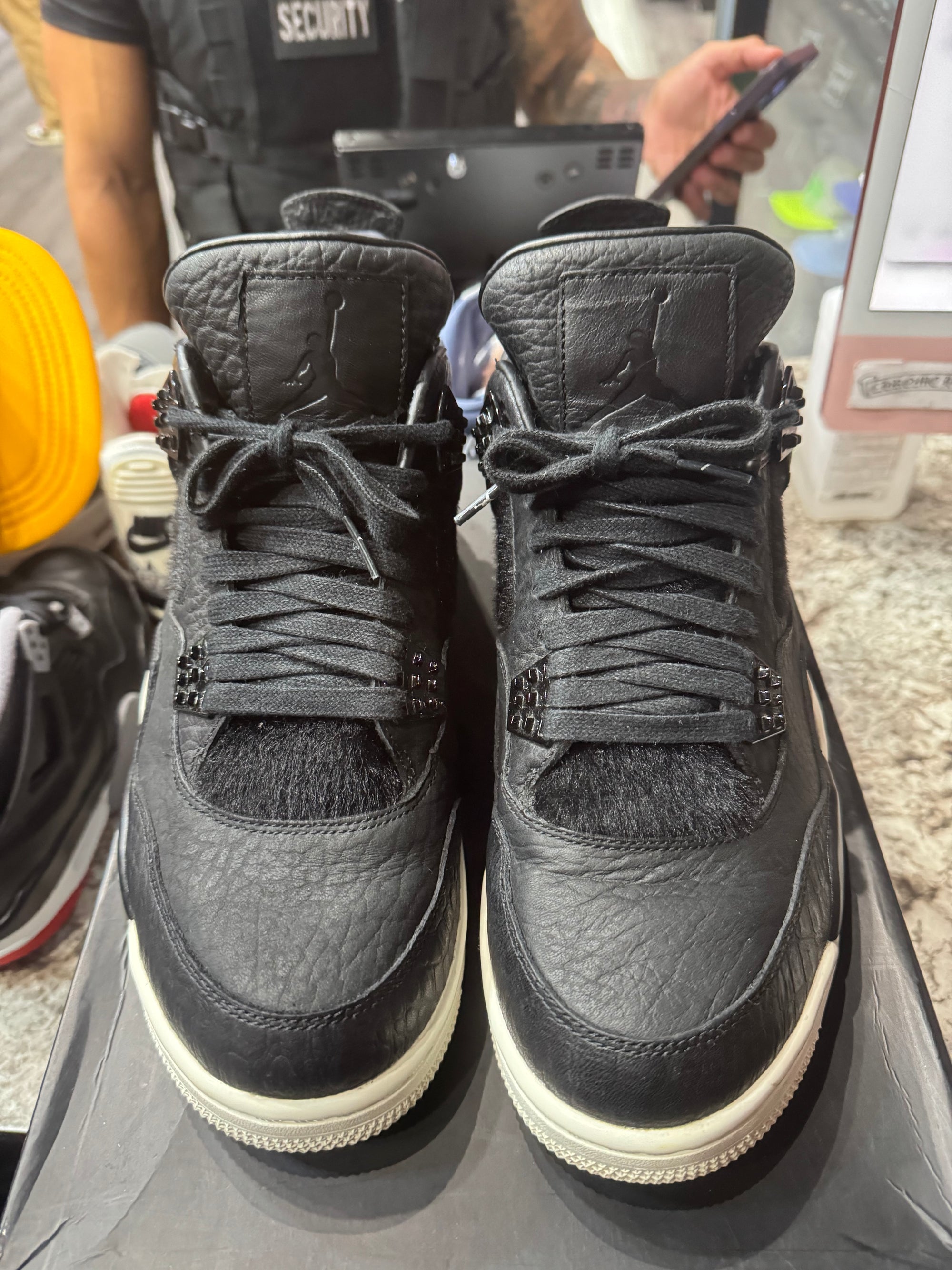 Jordan 4 Retro Pony Hair Black