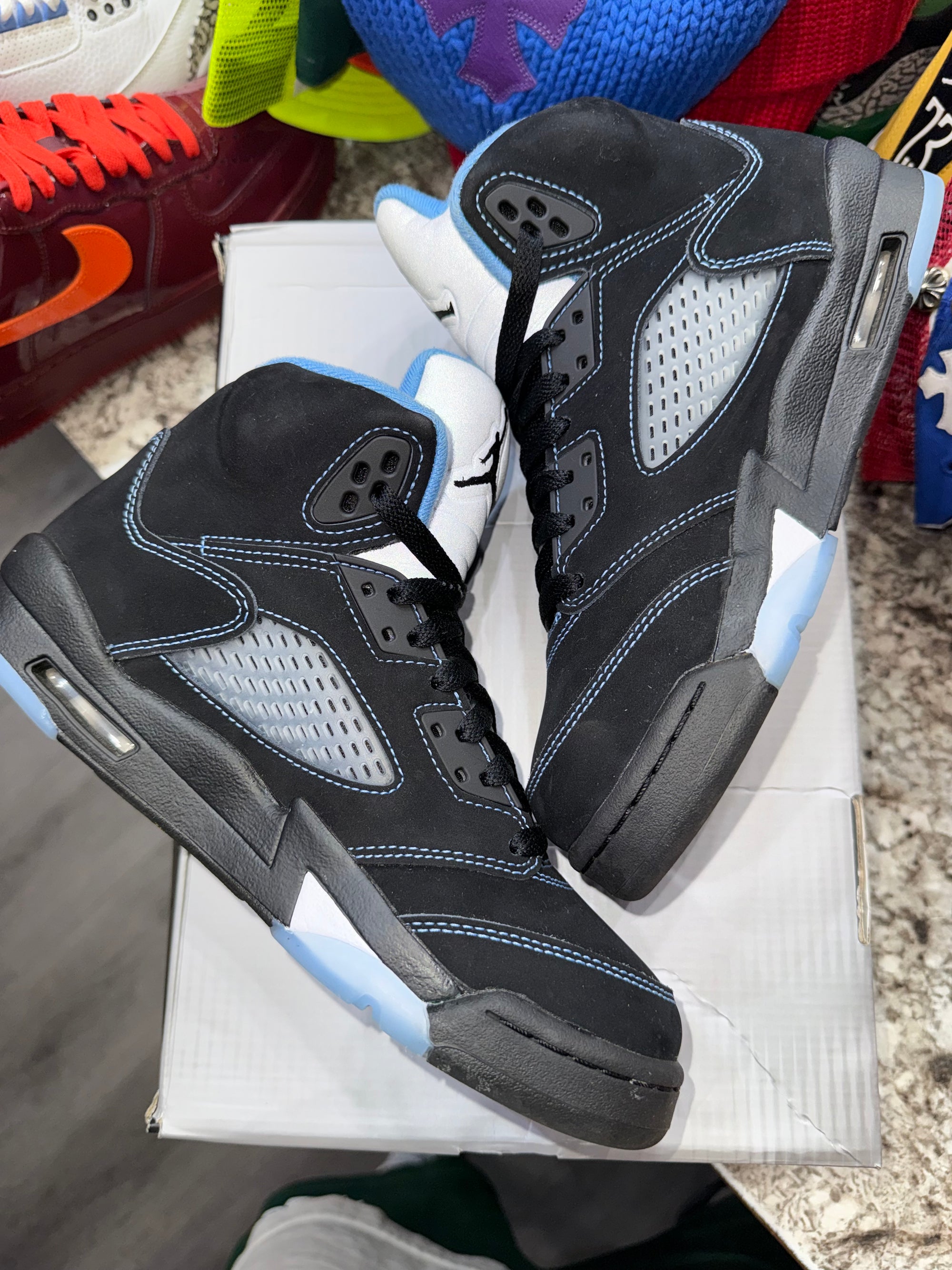 Jordan 5 Retro Black University Blue (2026) (GS)