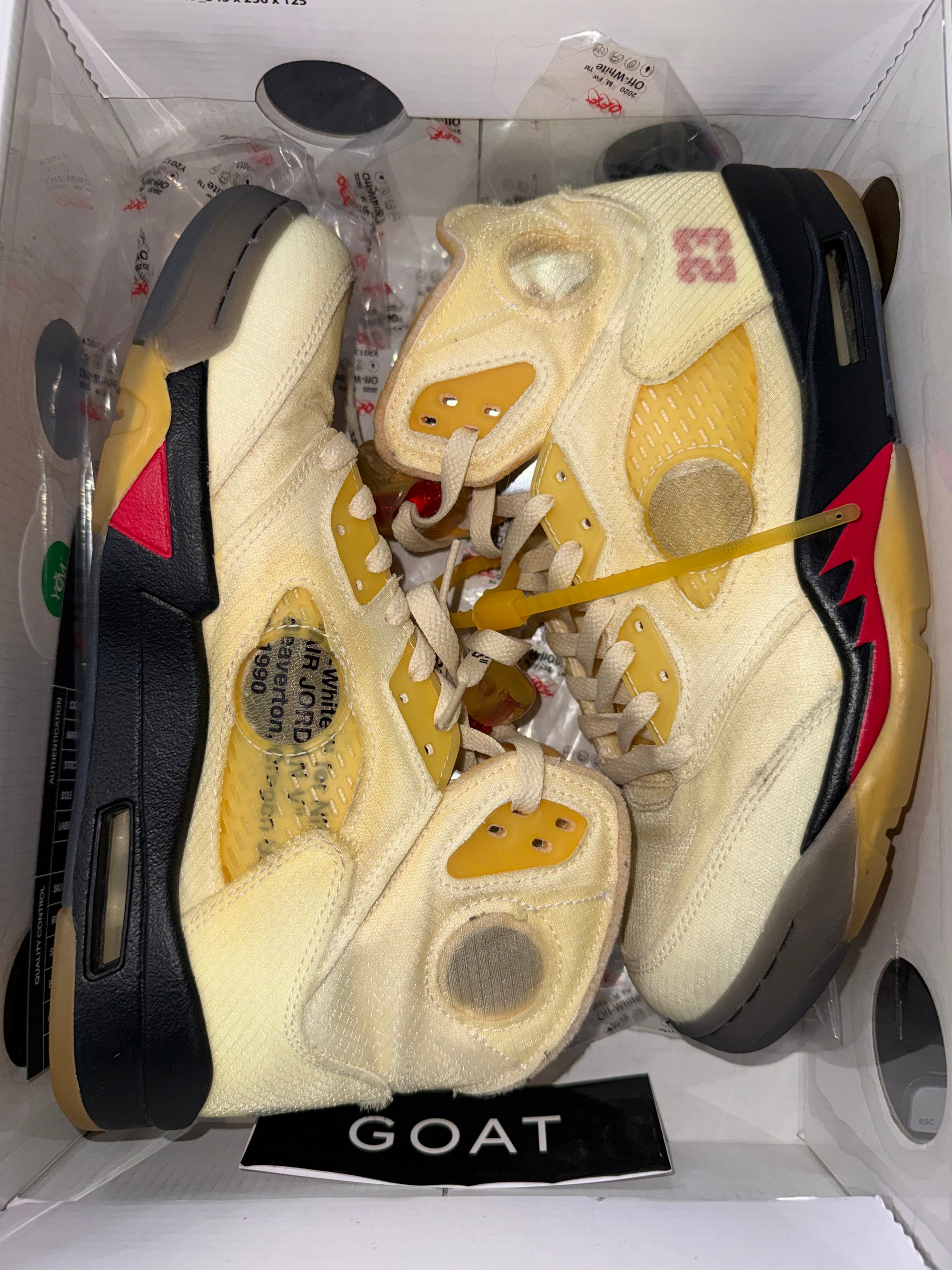 Jordan 5 Retro Off-White Sail
