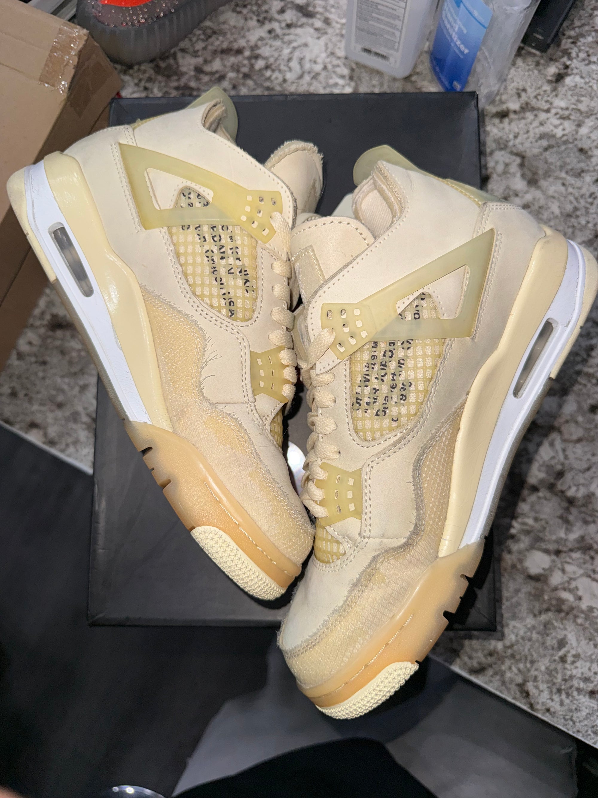Jordan 4 Retro Off-White Sail (Women's)
