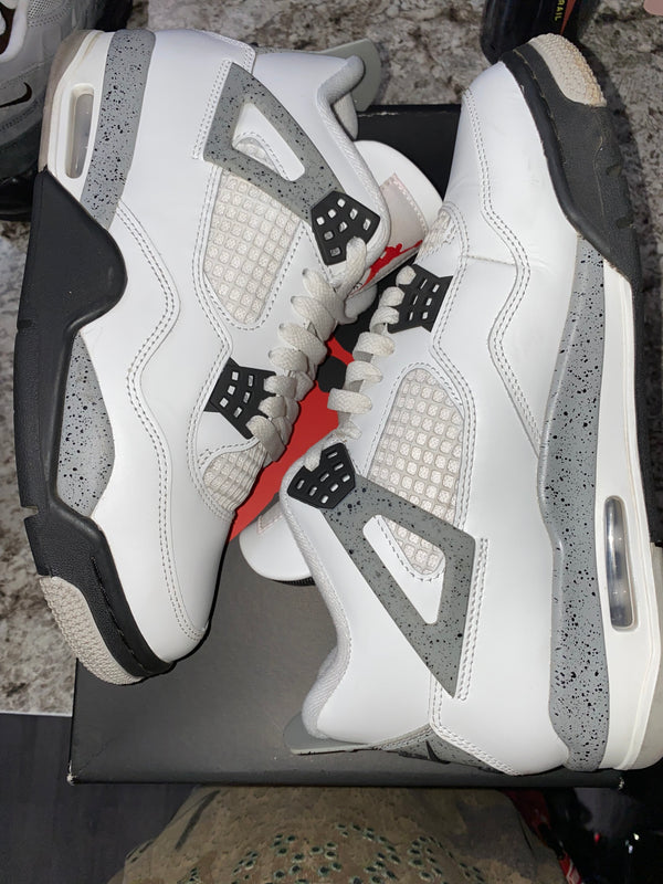 Jordan 4 Retro White Cement (2025) (DAMAGED BOX)