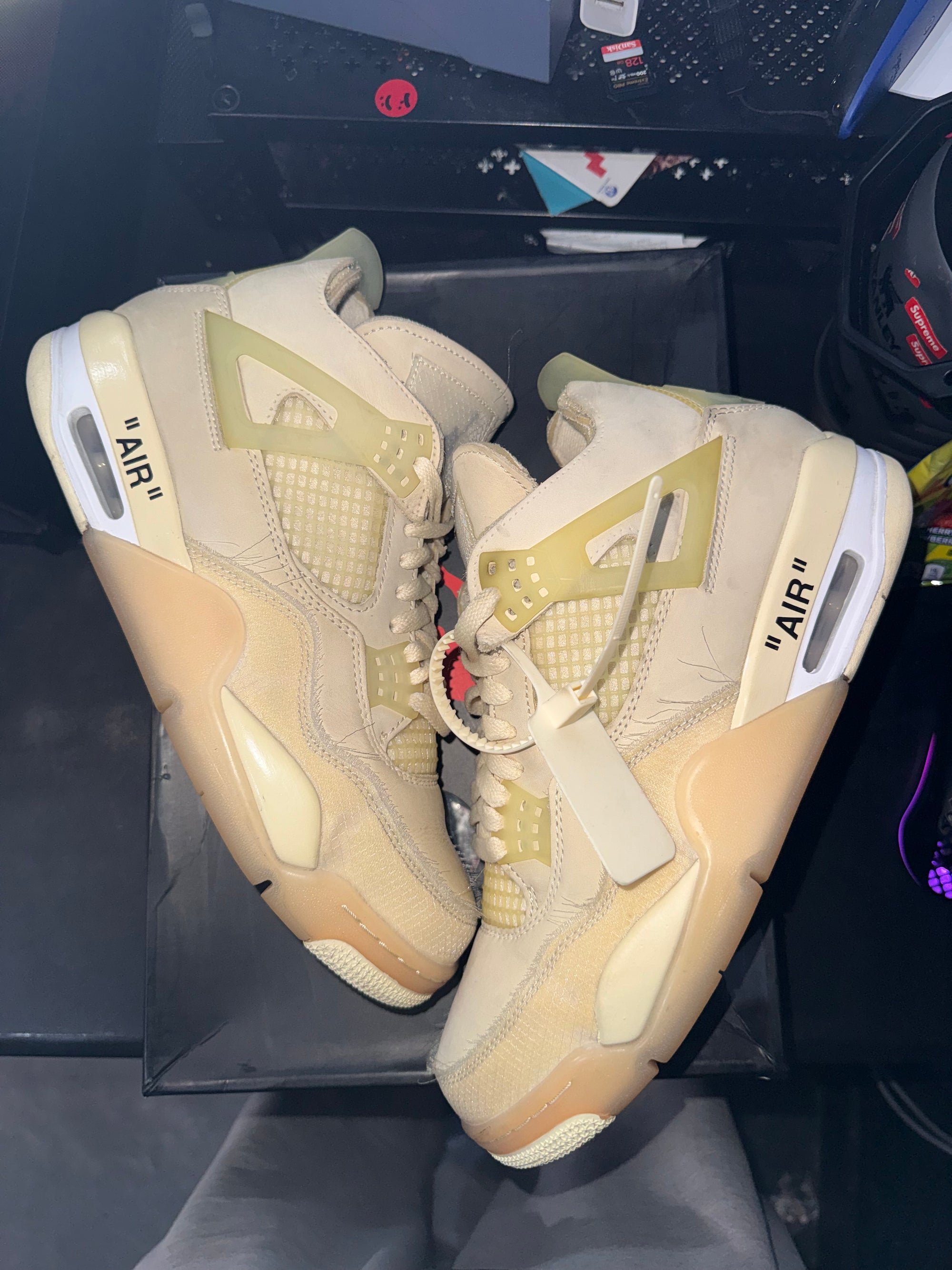 Jordan 4 Retro Off-White Sail (Women's)