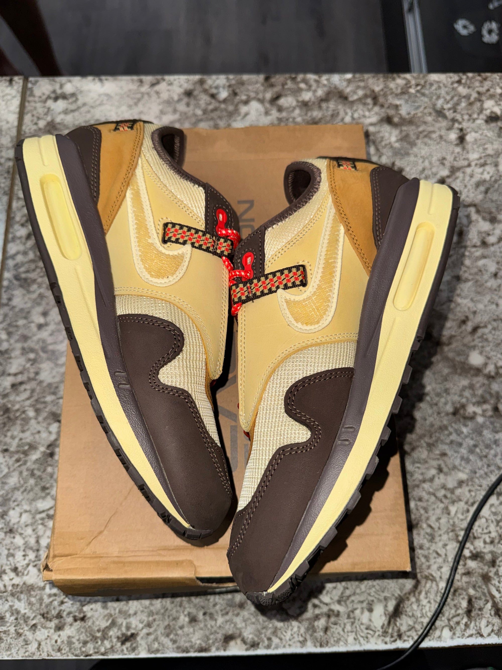 Nike Air Max 1 Travis Scott Cactus Jack Baroque Brown