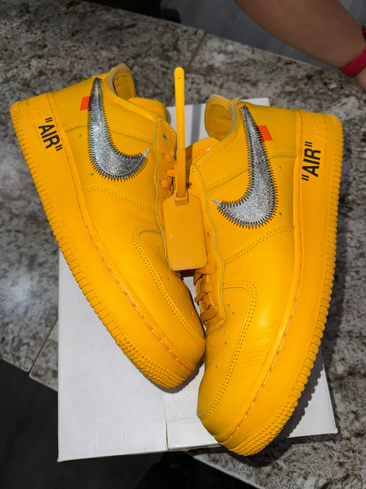 Nike Air Force 1 Low Off-White ICA University Gold