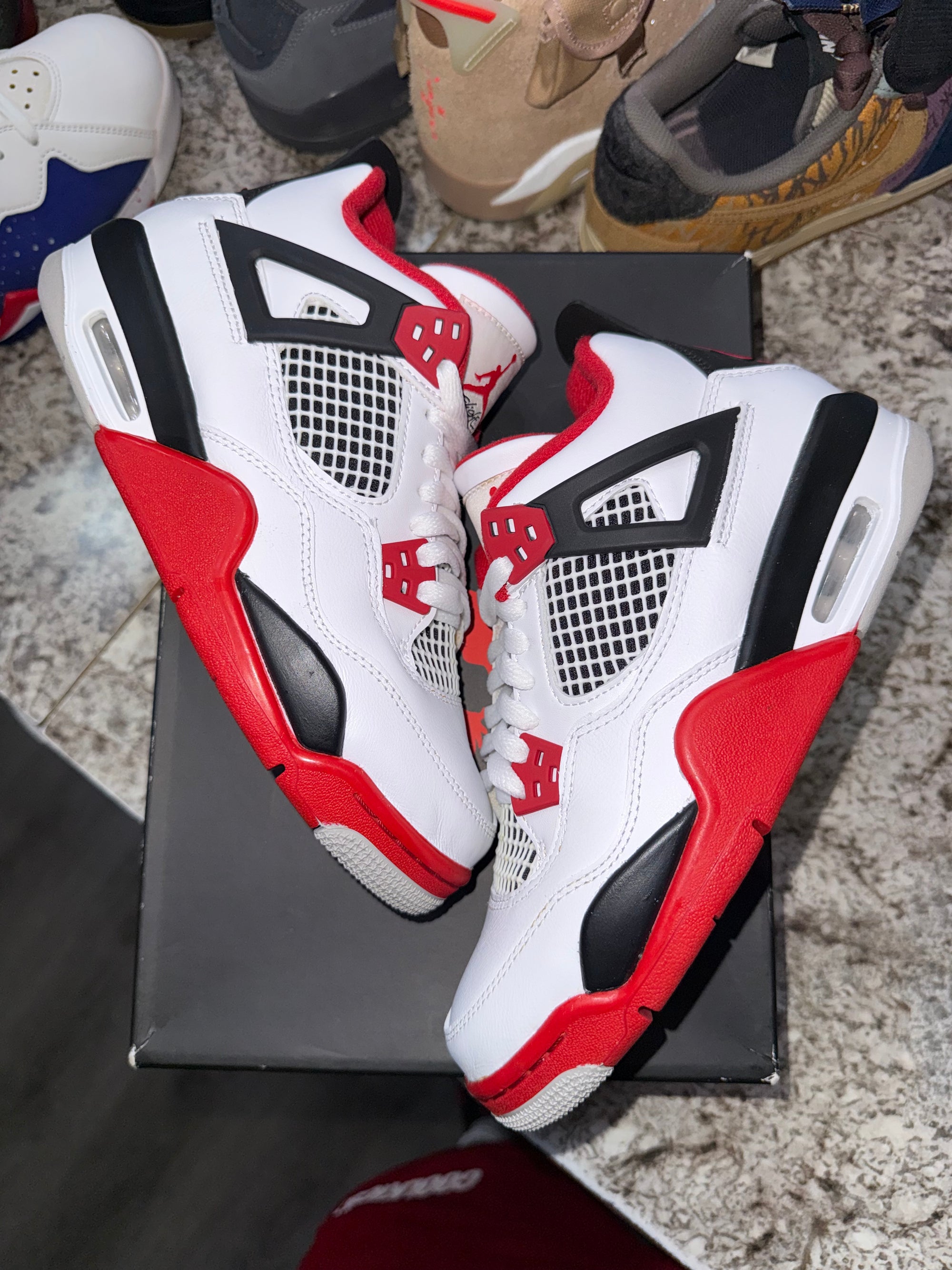 Jordan 4 Retro Fire Red (2020) (GS)
