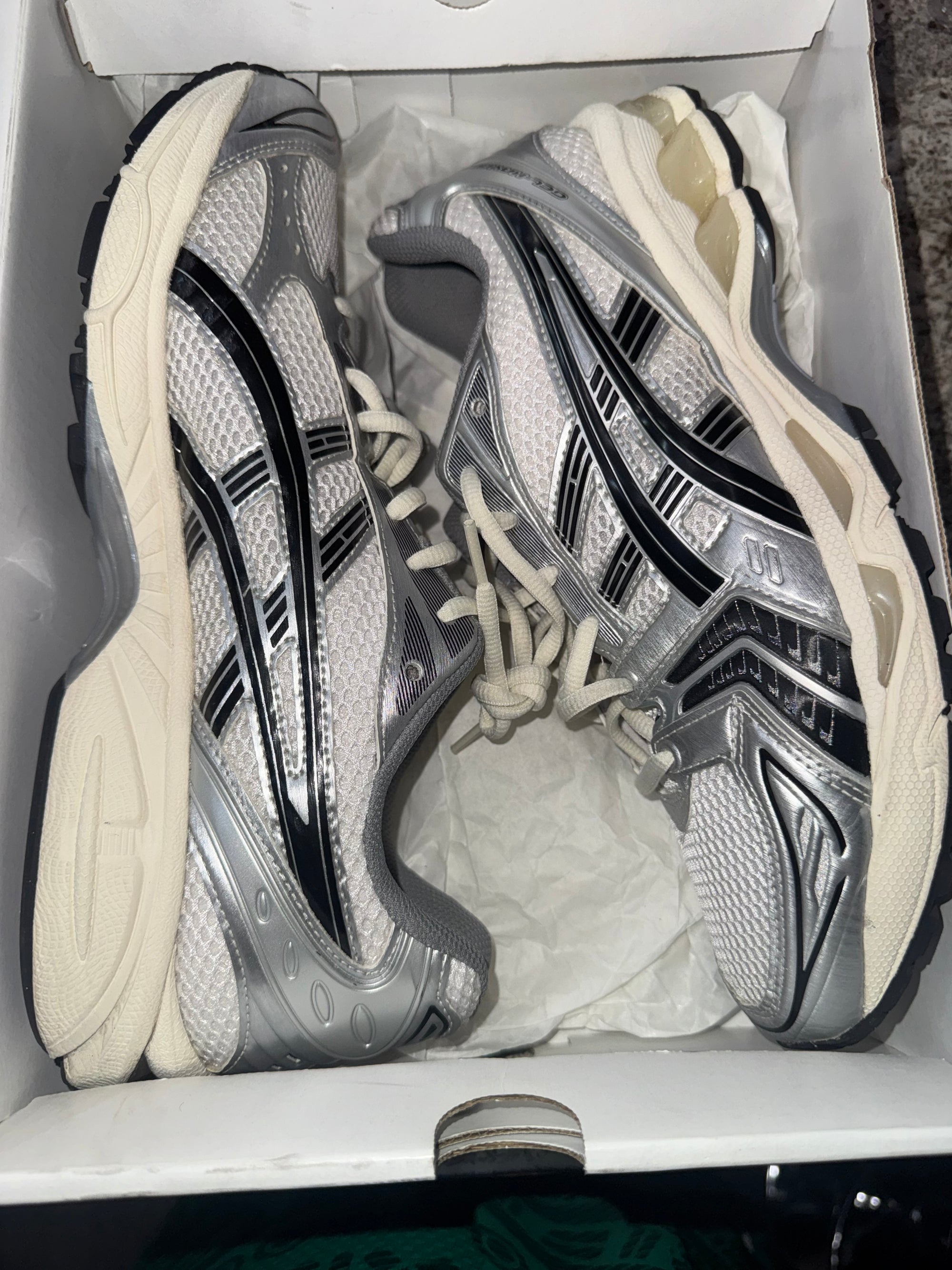 ASICS Gel-Kayano 14 JJJJound Silver Black