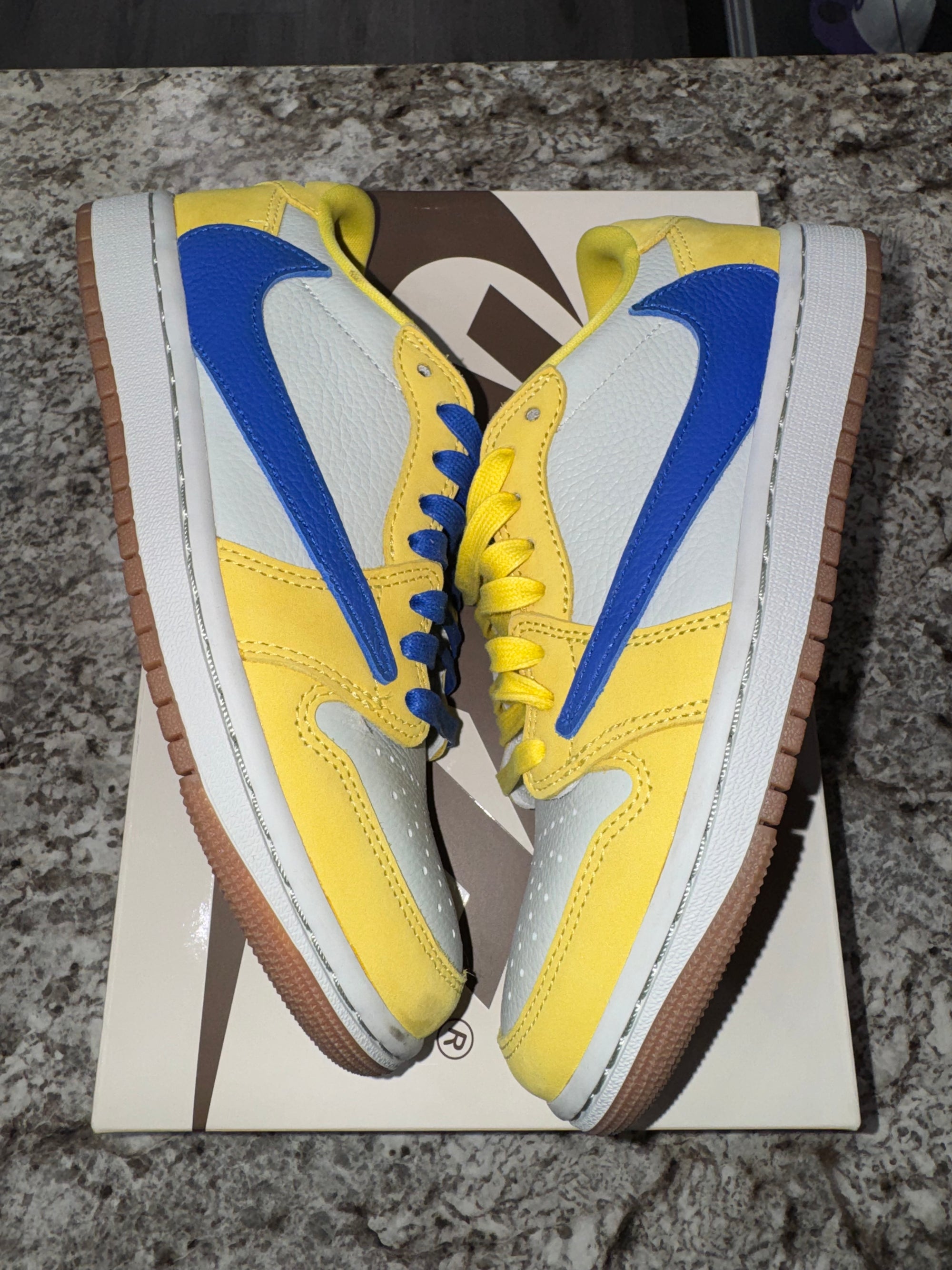 Jordan 1 Retro Low OG SP Travis Scott Canary (Women's)