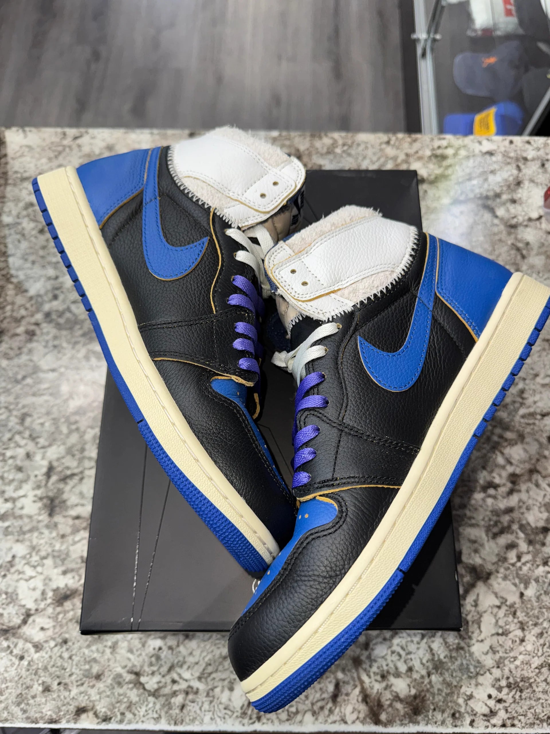 Jordan 1 Retro High OG SP Fragment x Union LA Sport Royal