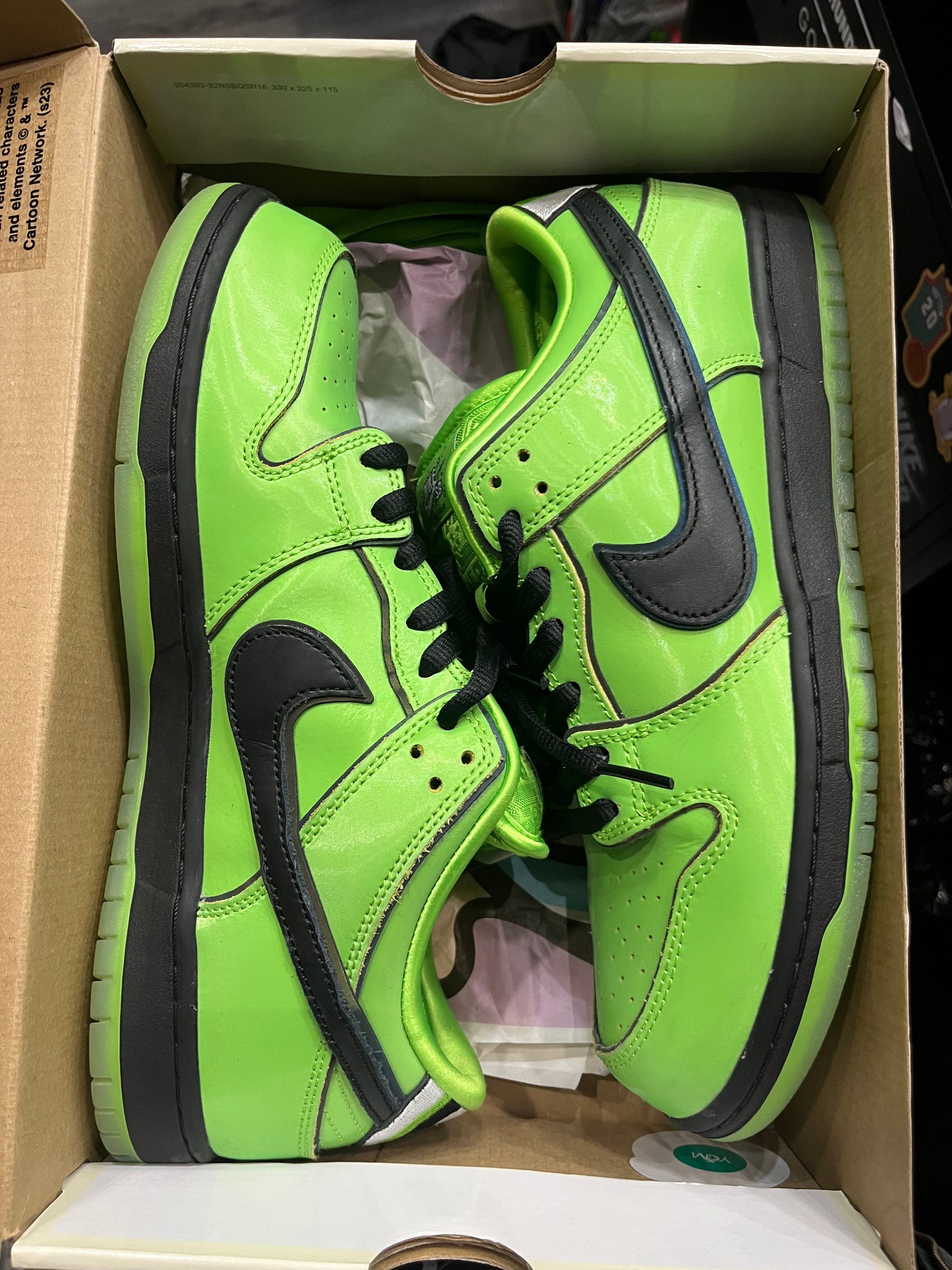 Nike SB Dunk Low The Powerpuff Girls Buttercup