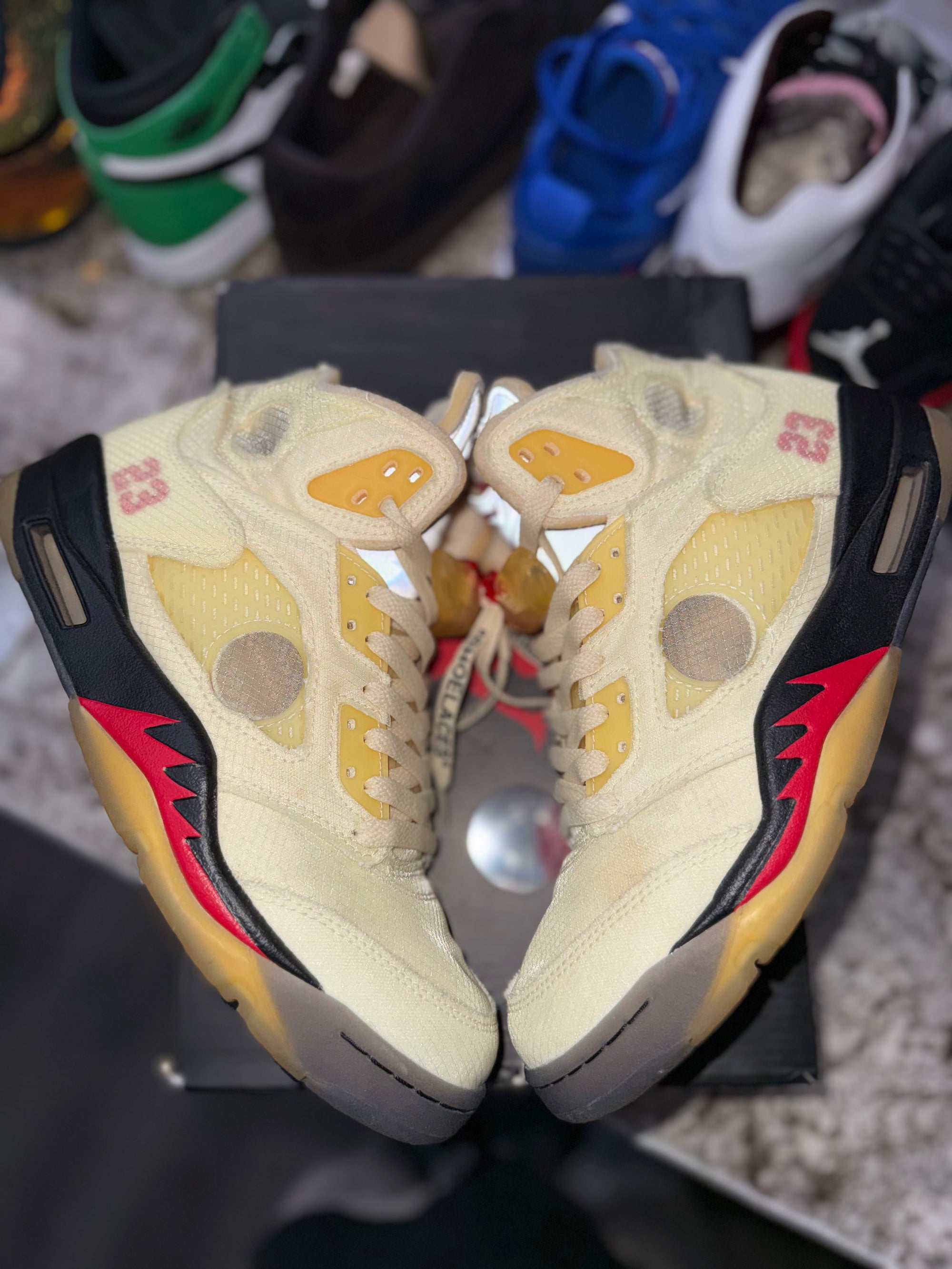 Jordan 5 Retro Off-White Sail