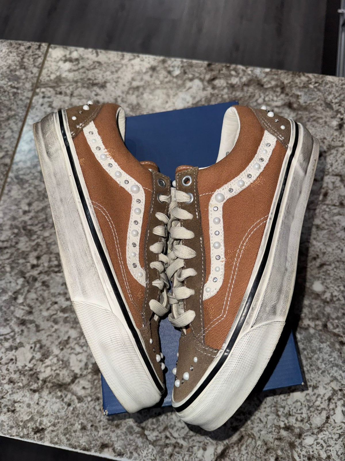 Vans LX Old Skool 36 Pearlized Pack Vintage Cocoa Brown