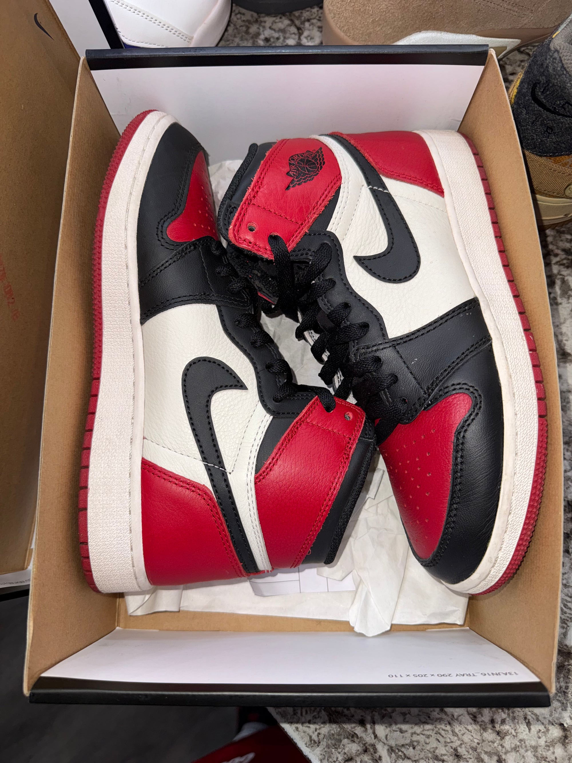 Jordan 1 Retro High Bred Toe (GS)