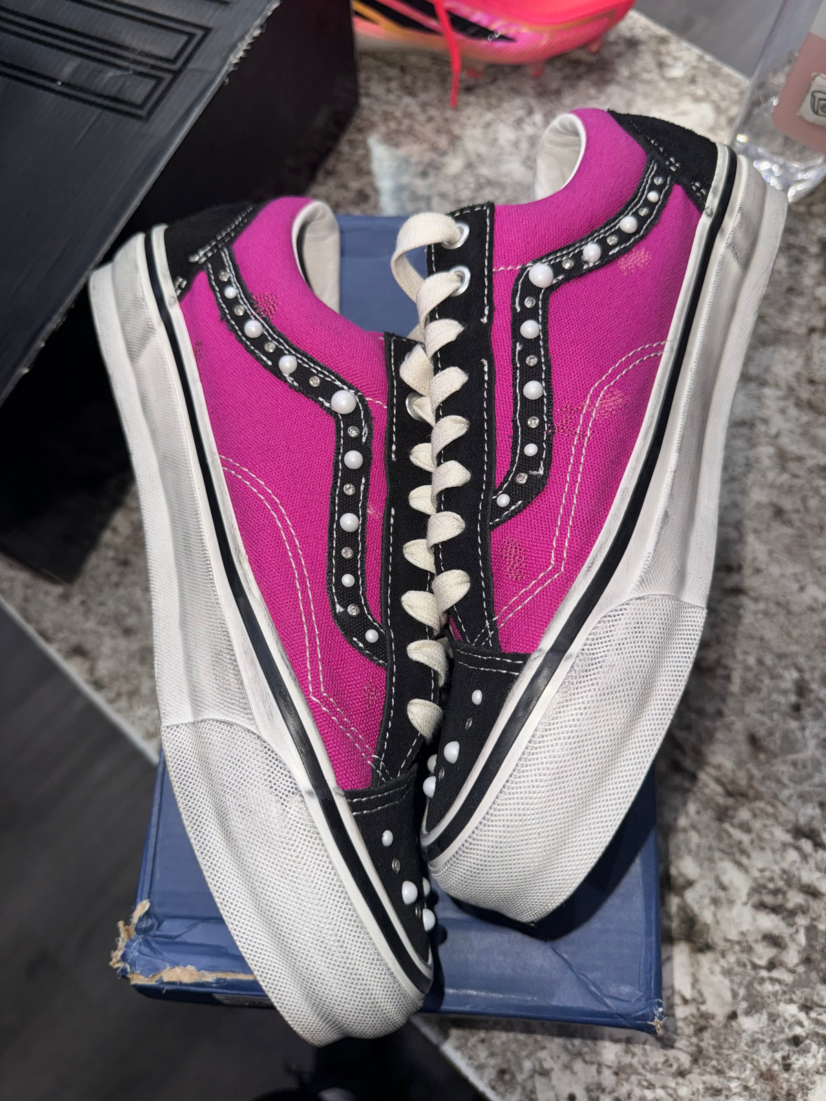 Vans OTW Old Skool 36 Pearlized Pack Pink Black