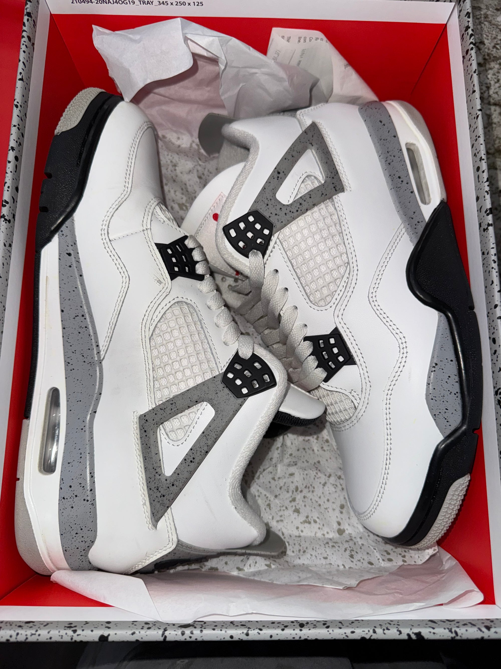 Jordan 4 Retro White Cement (2025)