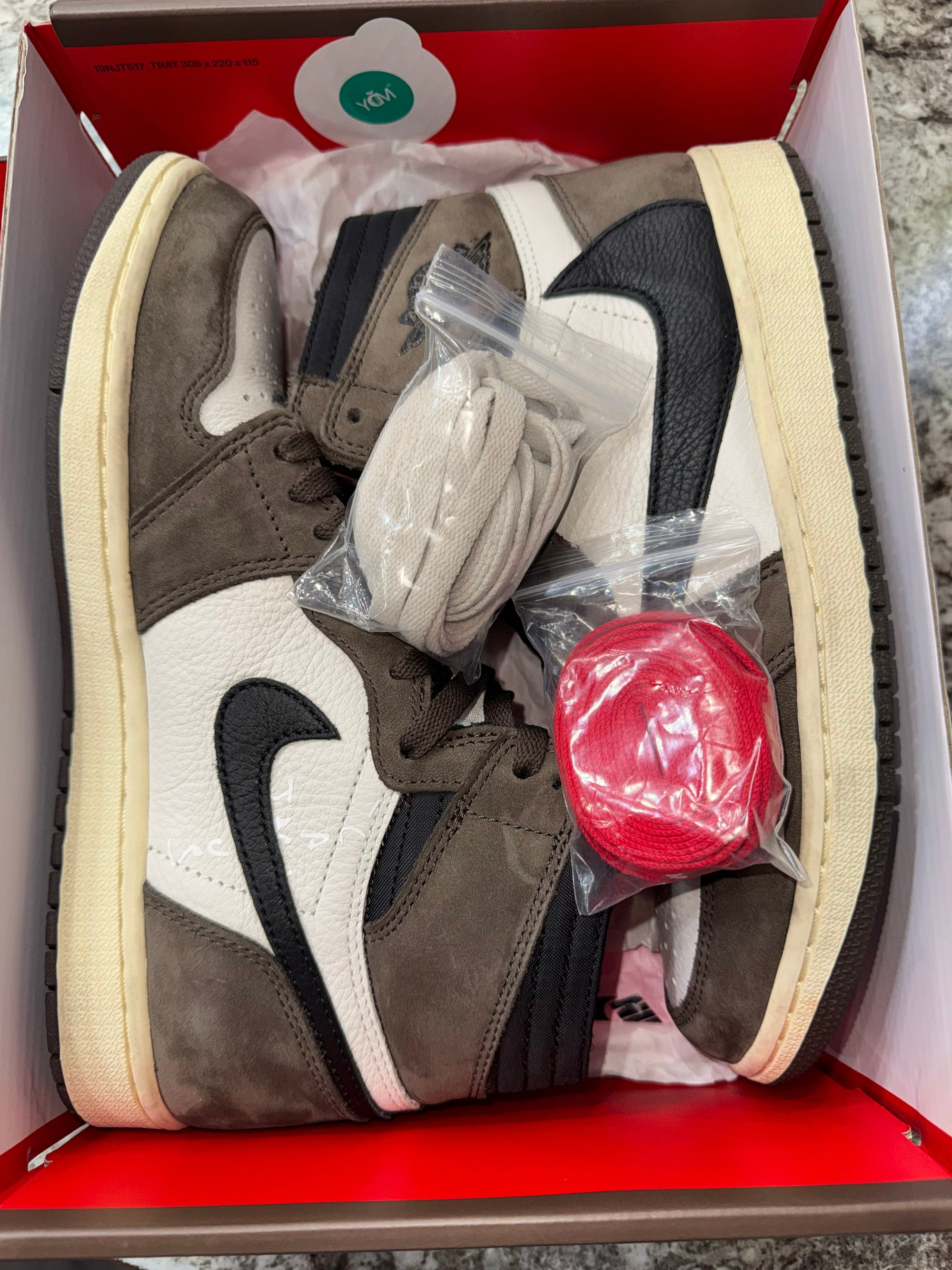 Jordan 1 Retro High OG SP Travis Scott Mocha