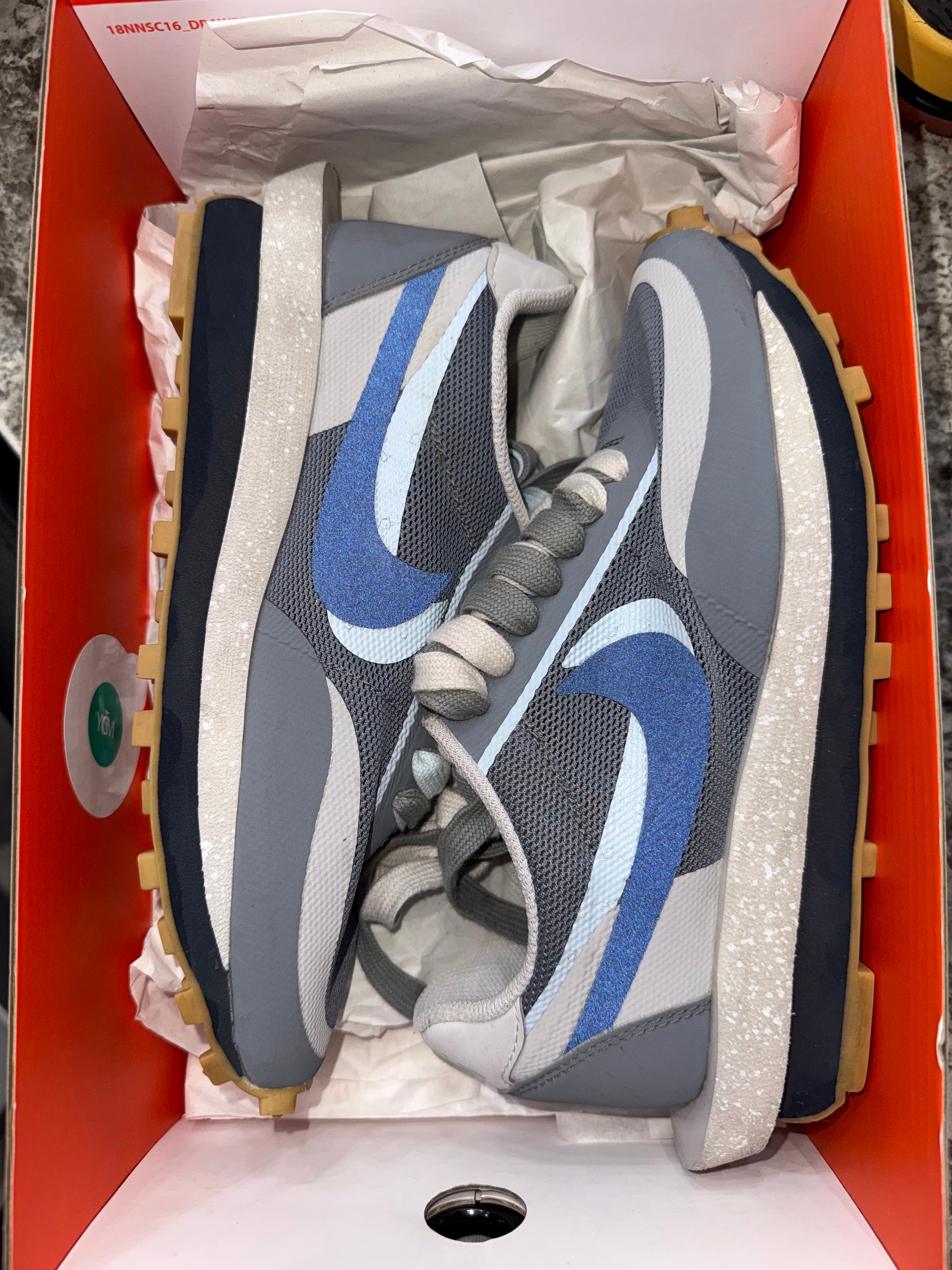 Nike LD Waffle sacai CLOT Kiss of Death 2 Cool Grey