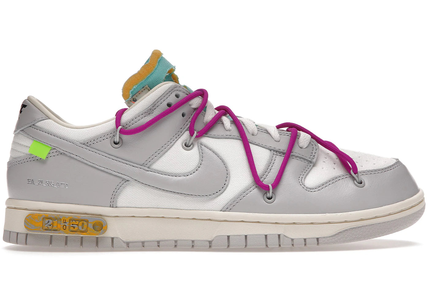Nike Dunk Low Off-White Lot 21 (DAMAGED BOX)