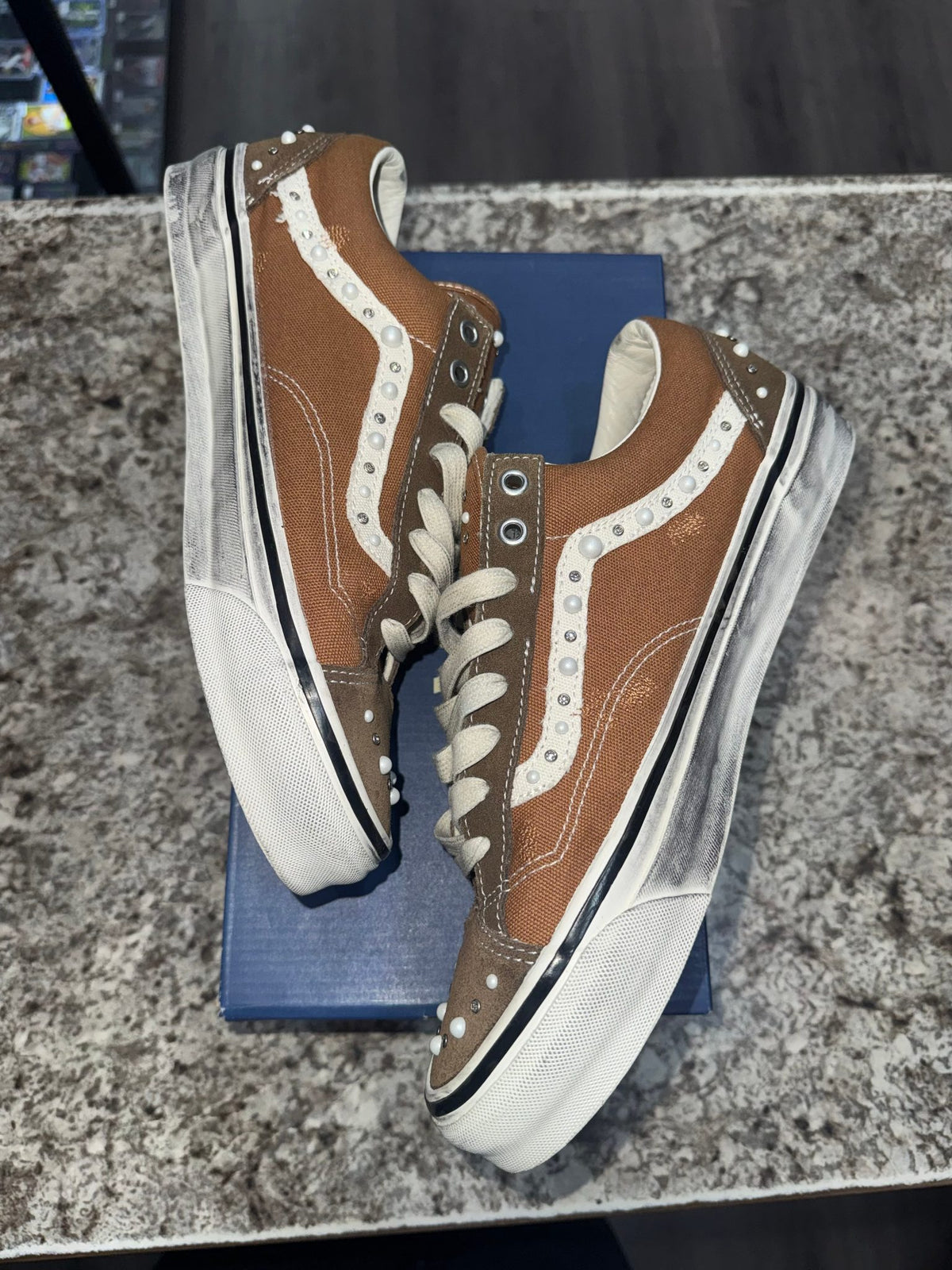Vans LX Old Skool 36 Pearlized Pack Vintage Cocoa Brown