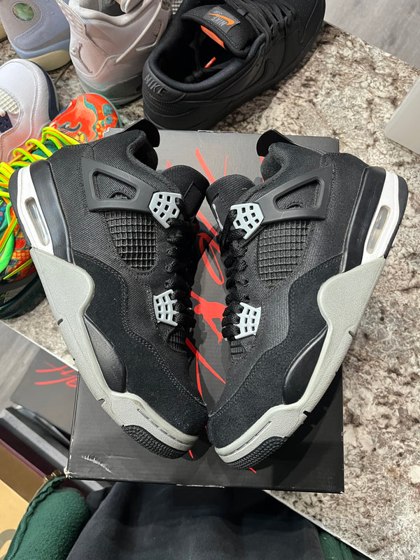 Jordan 4 Retro SE Black Canvas
