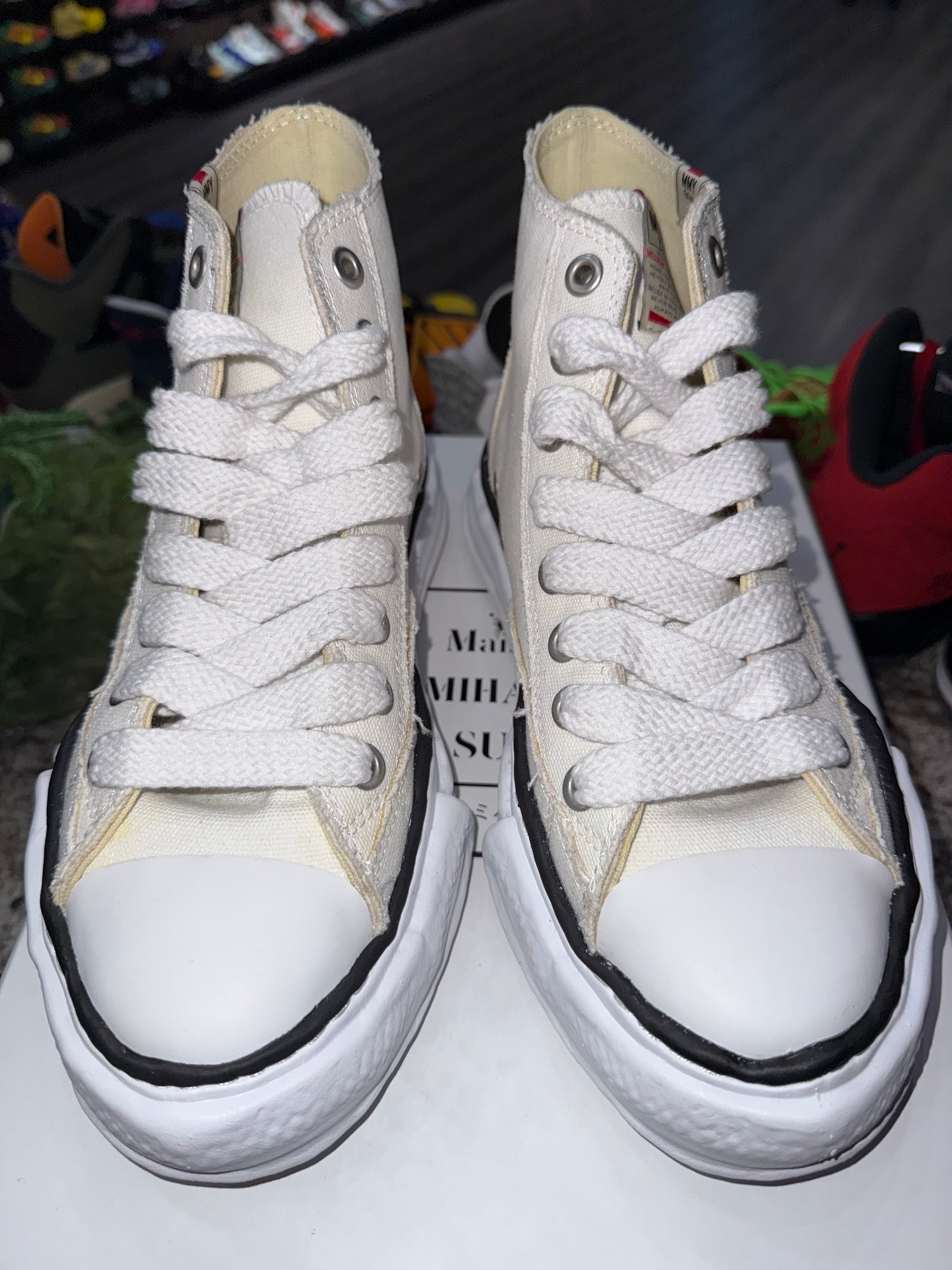 Maison Mihara Yasuhiro Peterson OG Sole Canvas High White