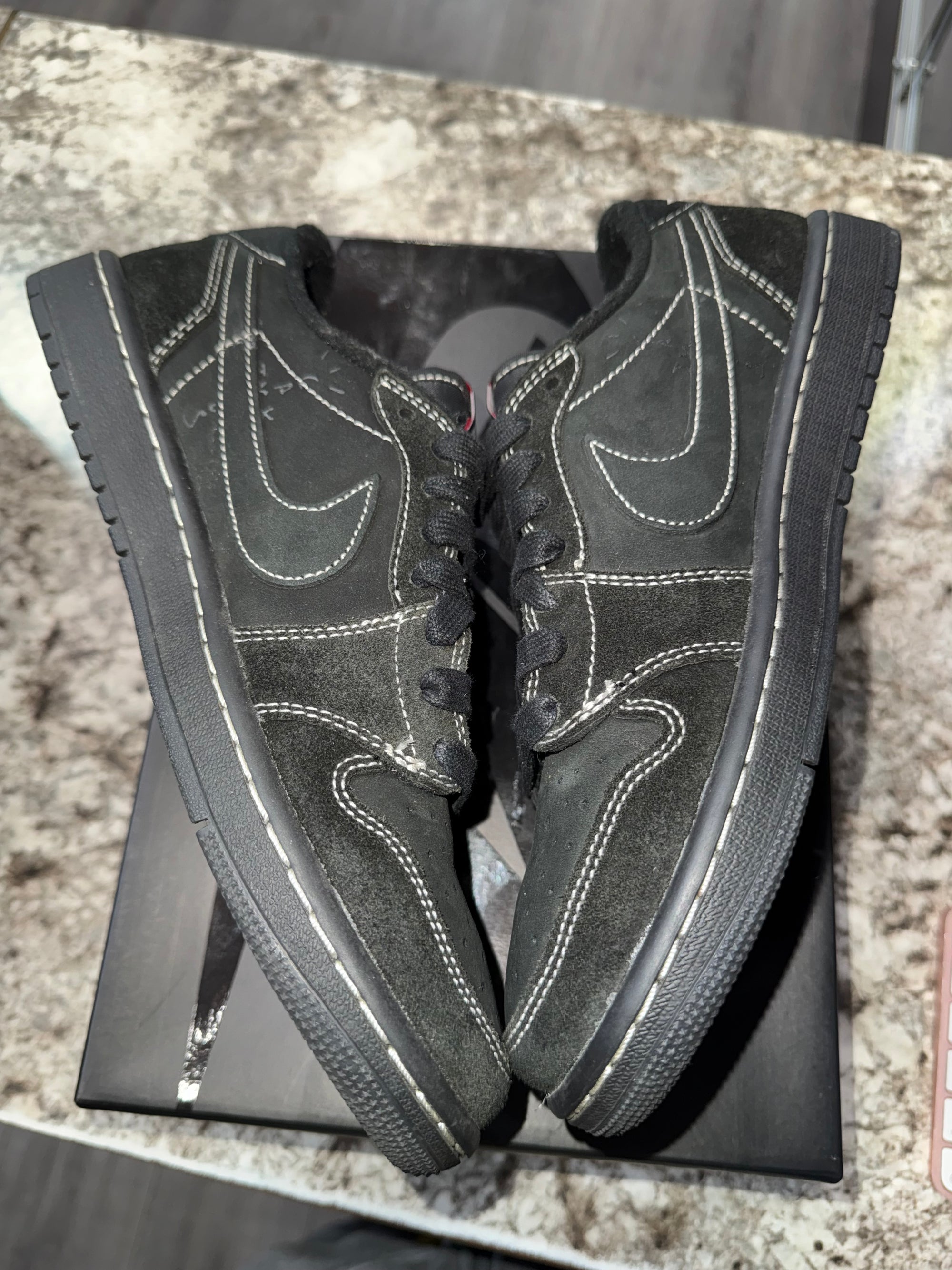 Jordan 1 Retro Low OG SP Travis Scott Black Phantom