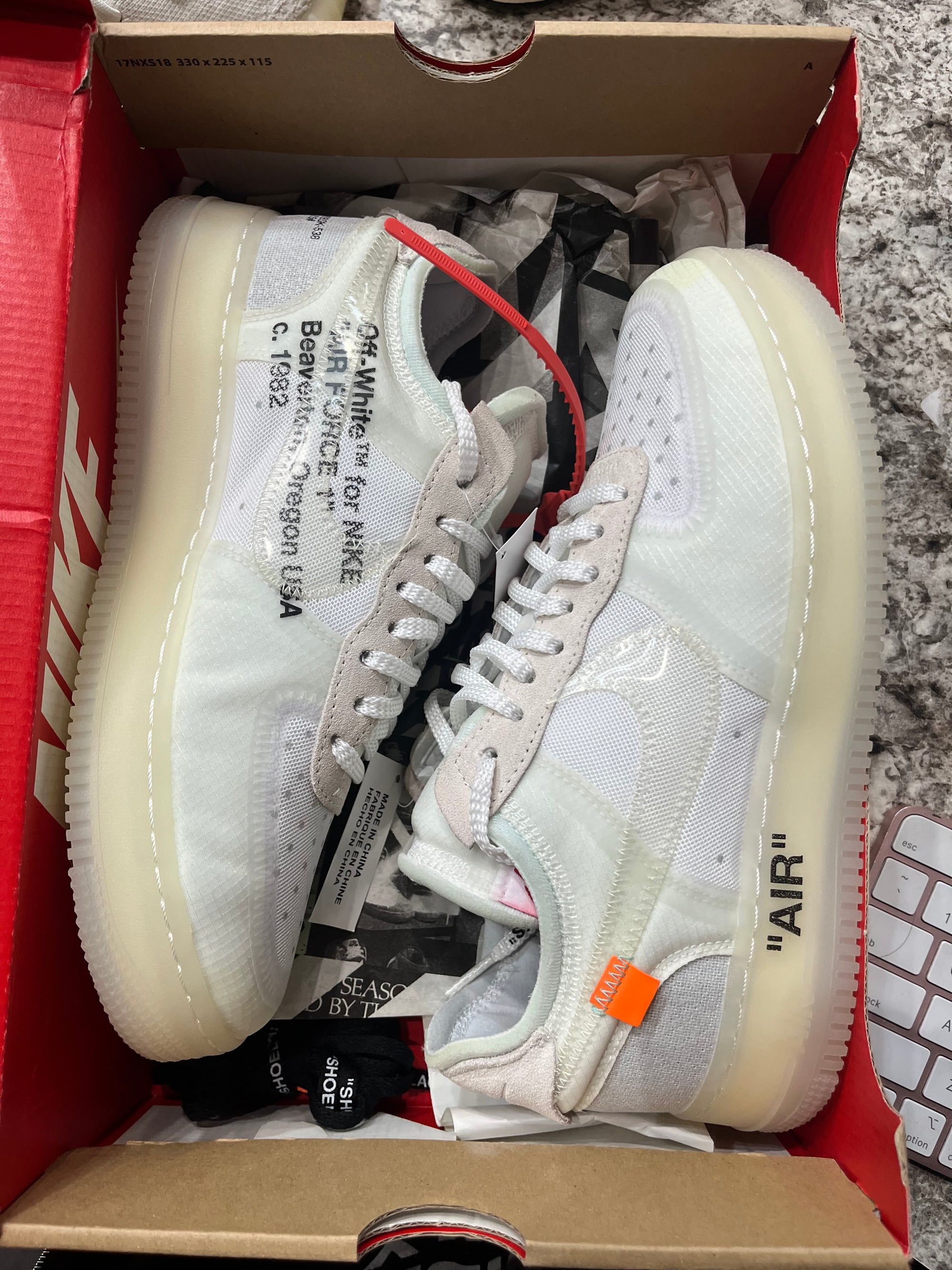 Nike Air Force 1 Low Off-White (VNDS) (DAMAGED BOX)