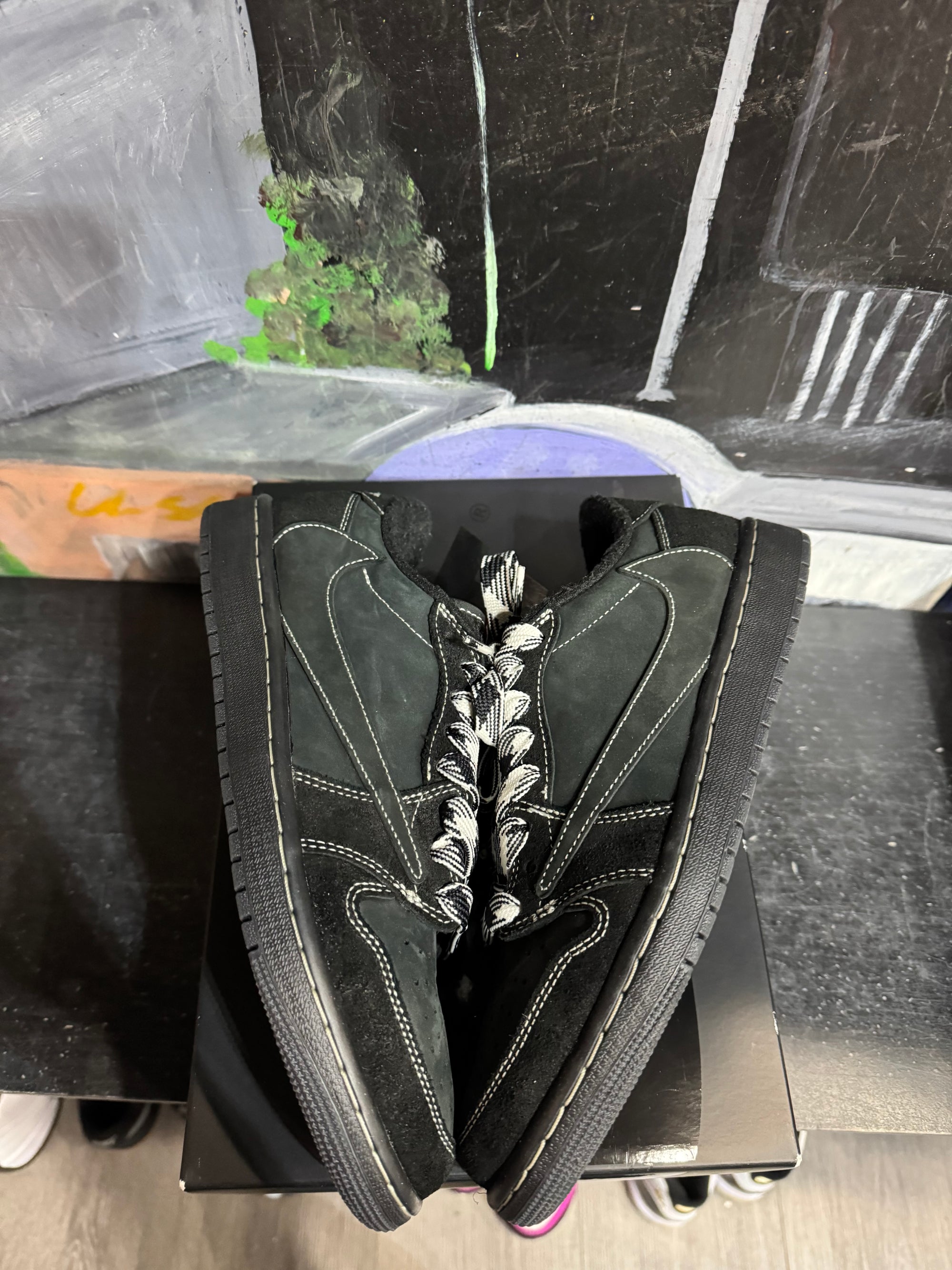 Jordan 1 Retro Low OG SP Travis Scott Black Phantom