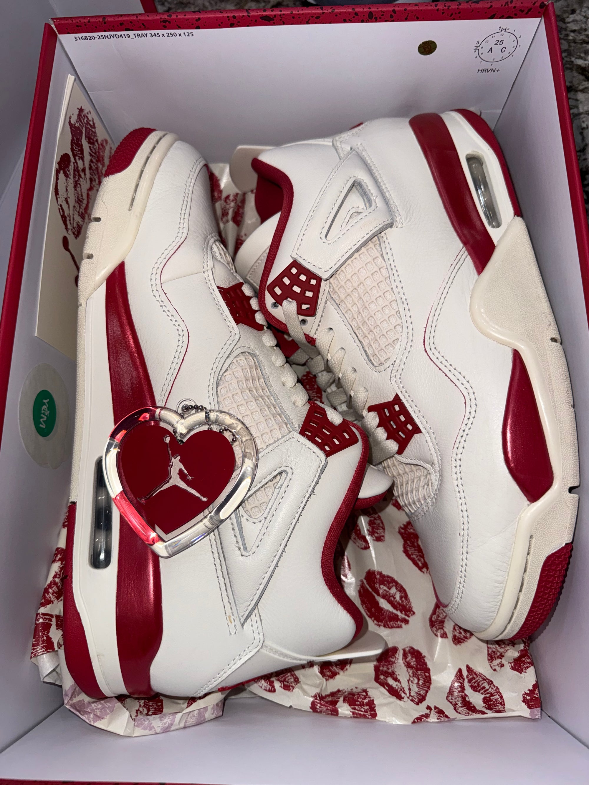 Jordan 4 Retro Valentine's Day Sierra Red (Women's)