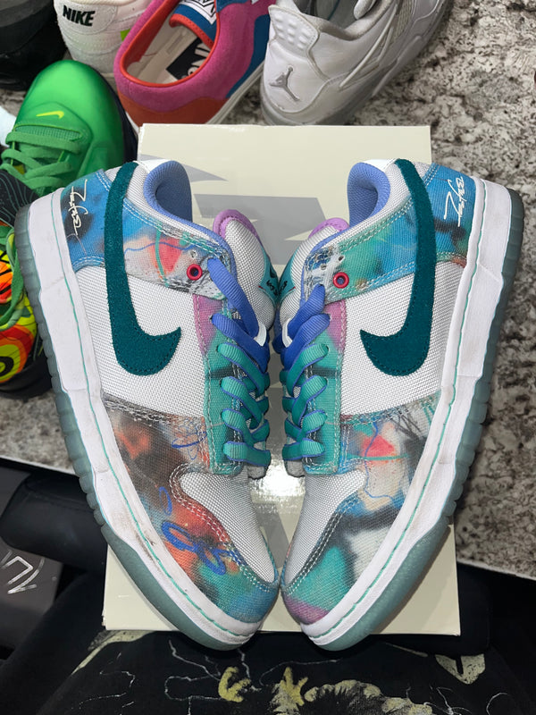 Nike SB Dunk Low Futura Laboratories Bleached Aqua