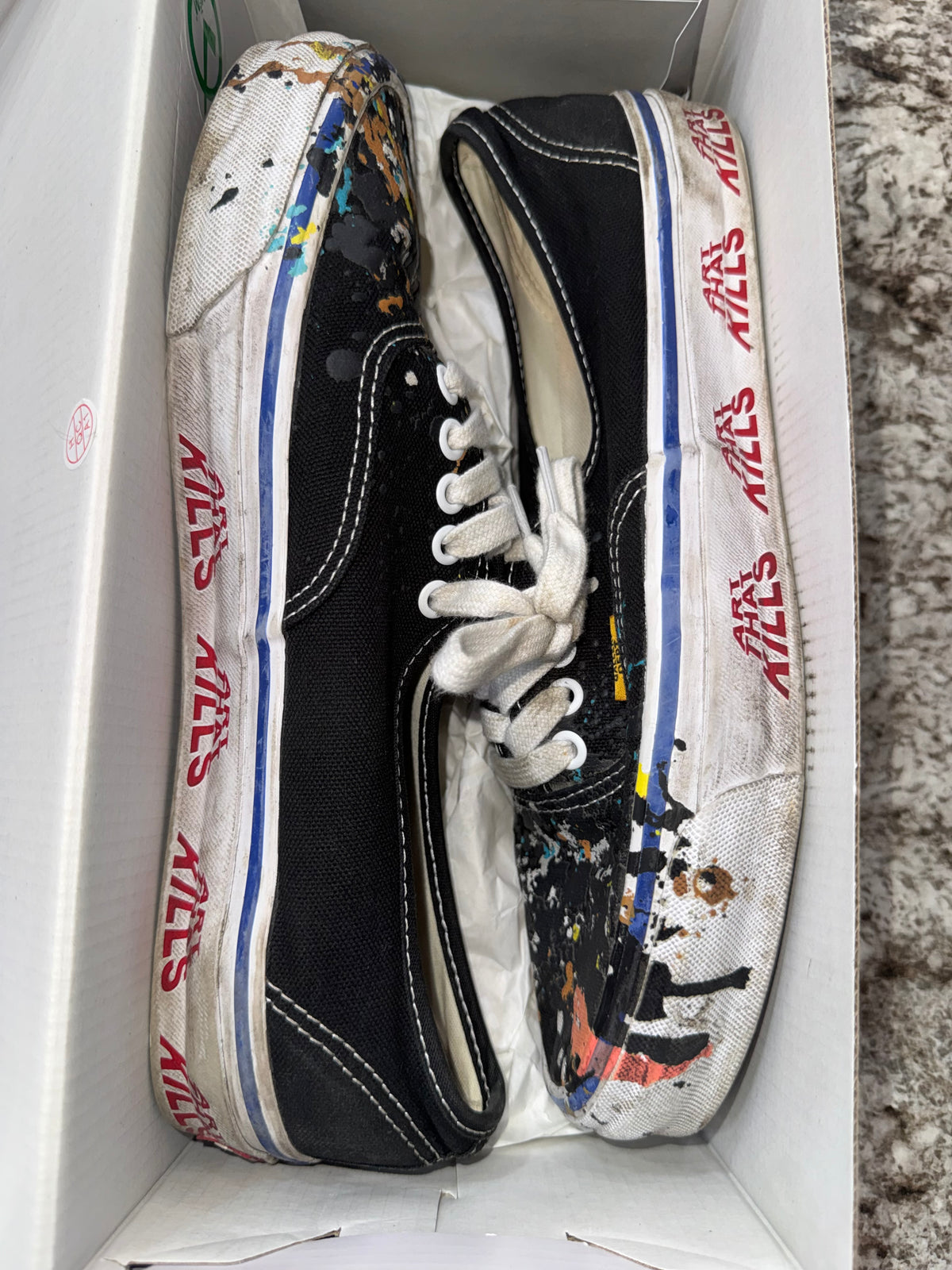 Vans Authentic Reissue 44 Gallery Dept. Art That Kills Black