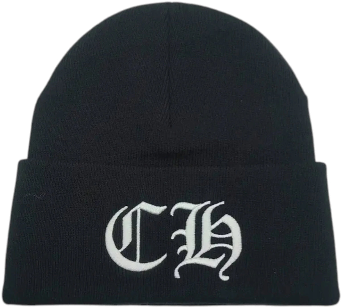 Chrome Hearts CH Logo Beanie Black/White