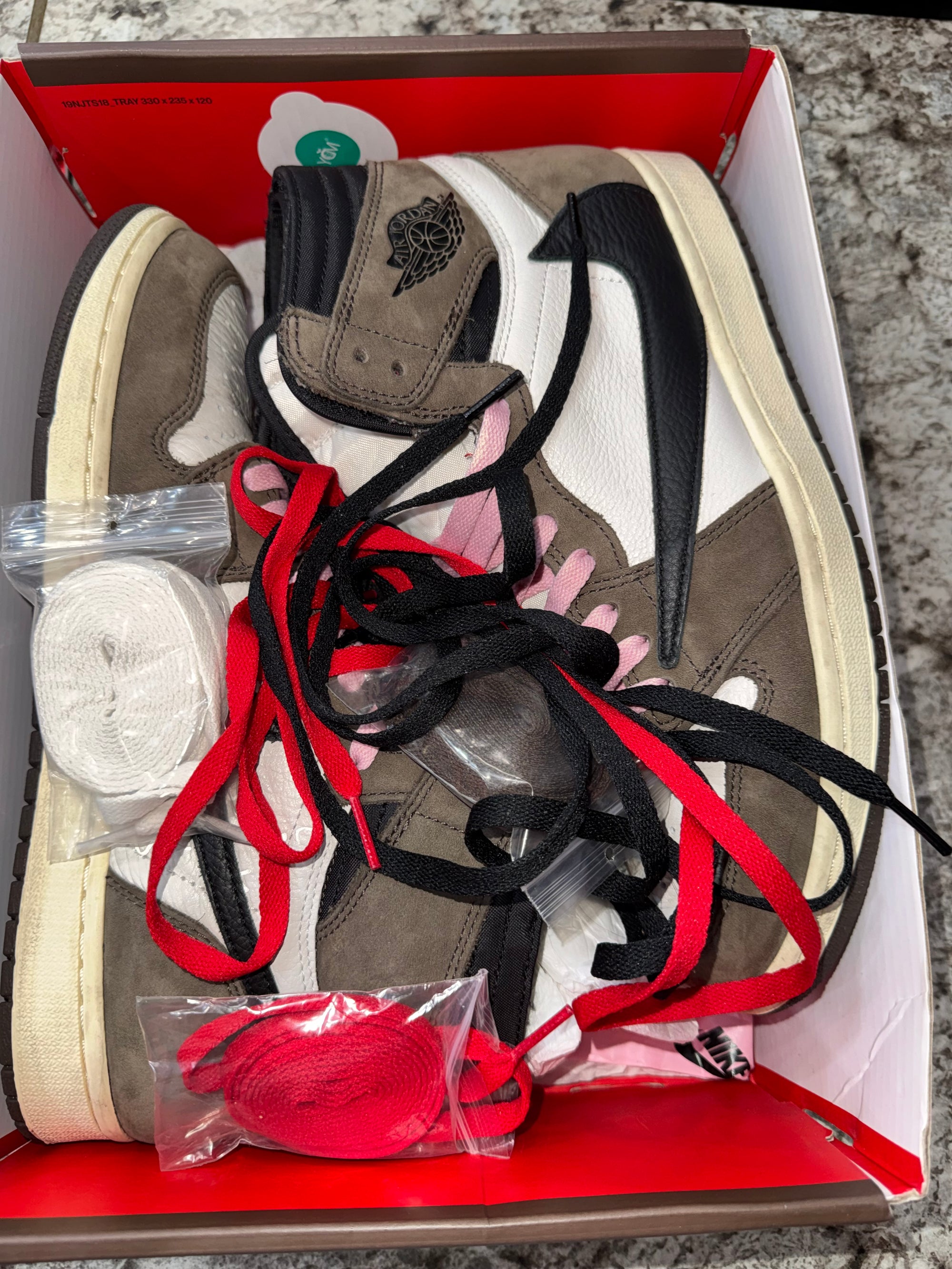 Jordan 1 Retro High OG SP Travis Scott Mocha