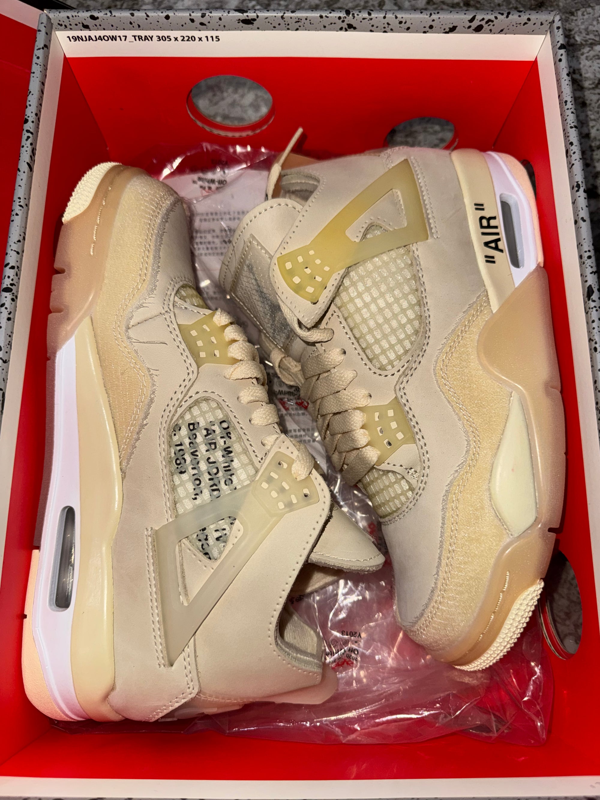 Jordan 4 Retro Off-White Sail (Women's)