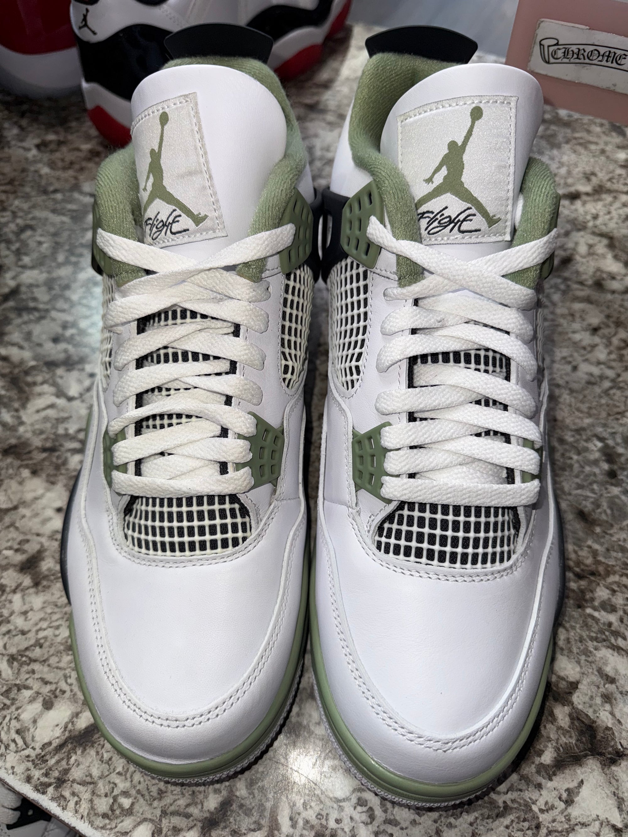 Jordan 4 Retro Seafoam (Women's) (NO BOX)