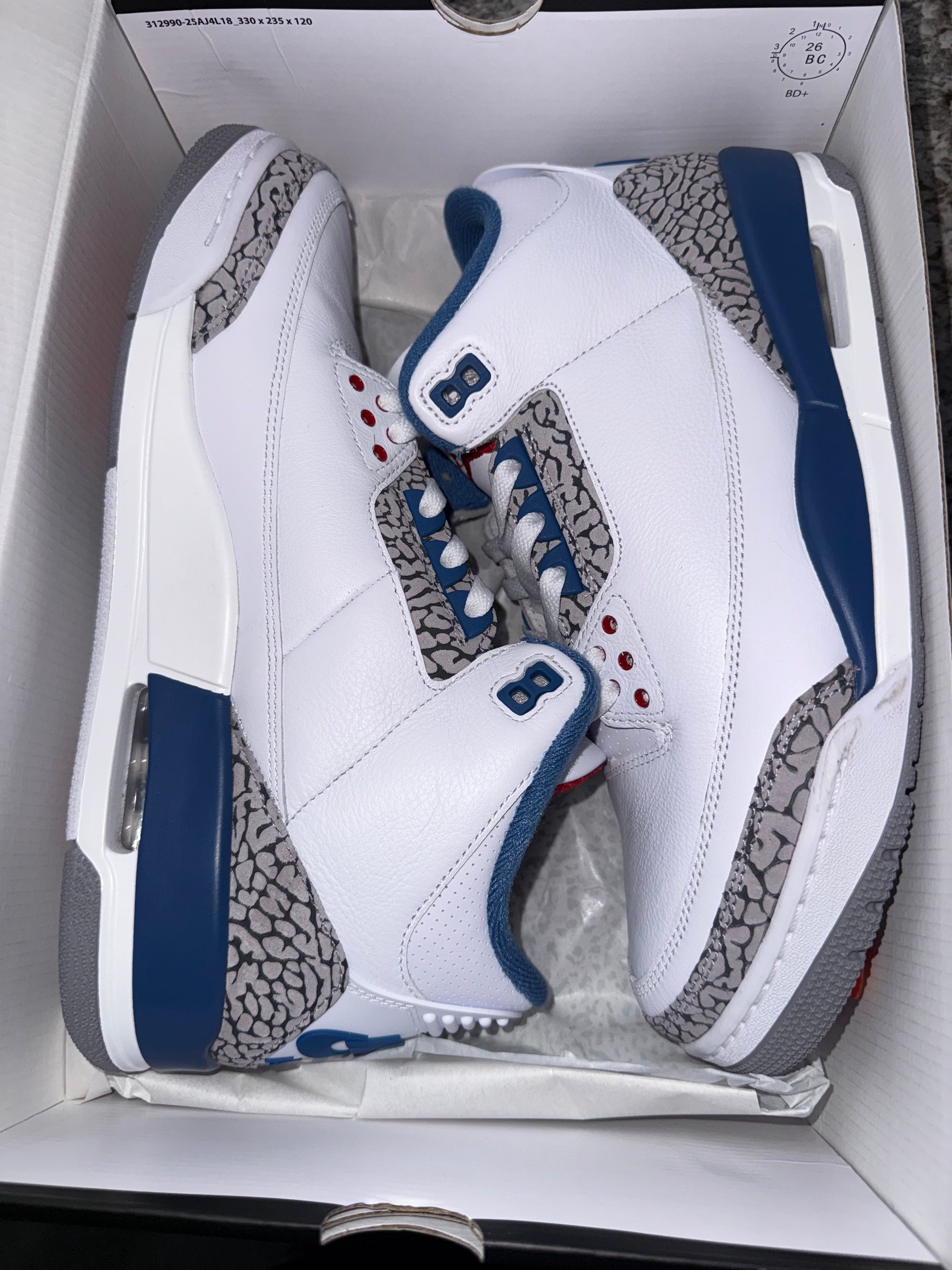 Jordan 3 Retro True Blue (2026)