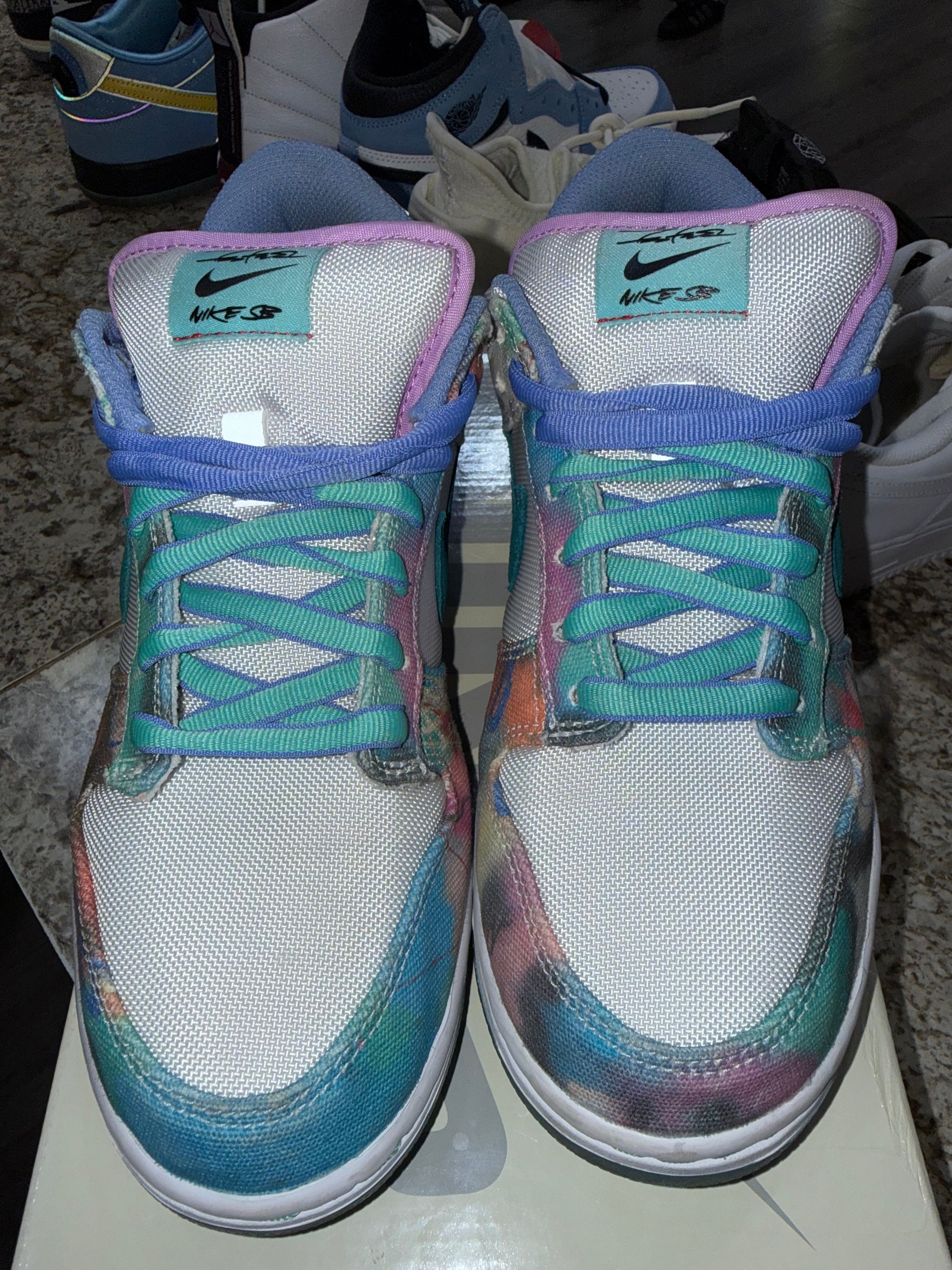 Nike SB Dunk Low Futura Laboratories Bleached Aqua