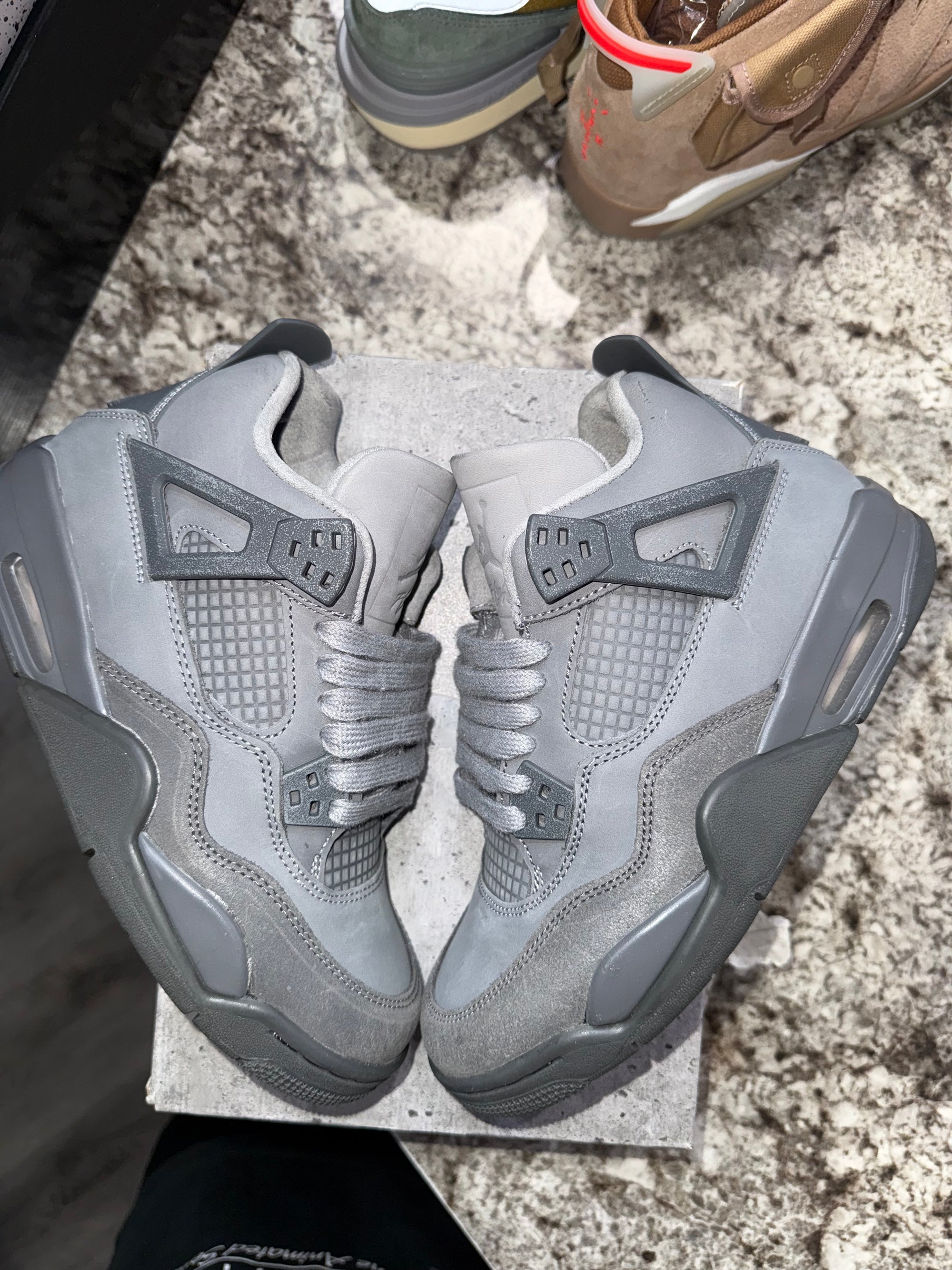 Jordan 4 Retro SE Paris Olympics Wet Cement (GS)