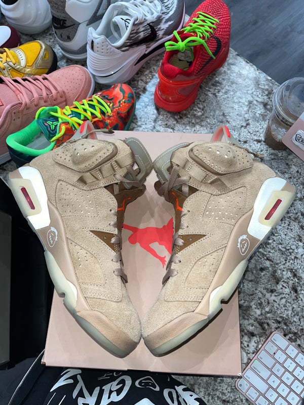 Jordan 6 Retro Travis Scott British Khaki