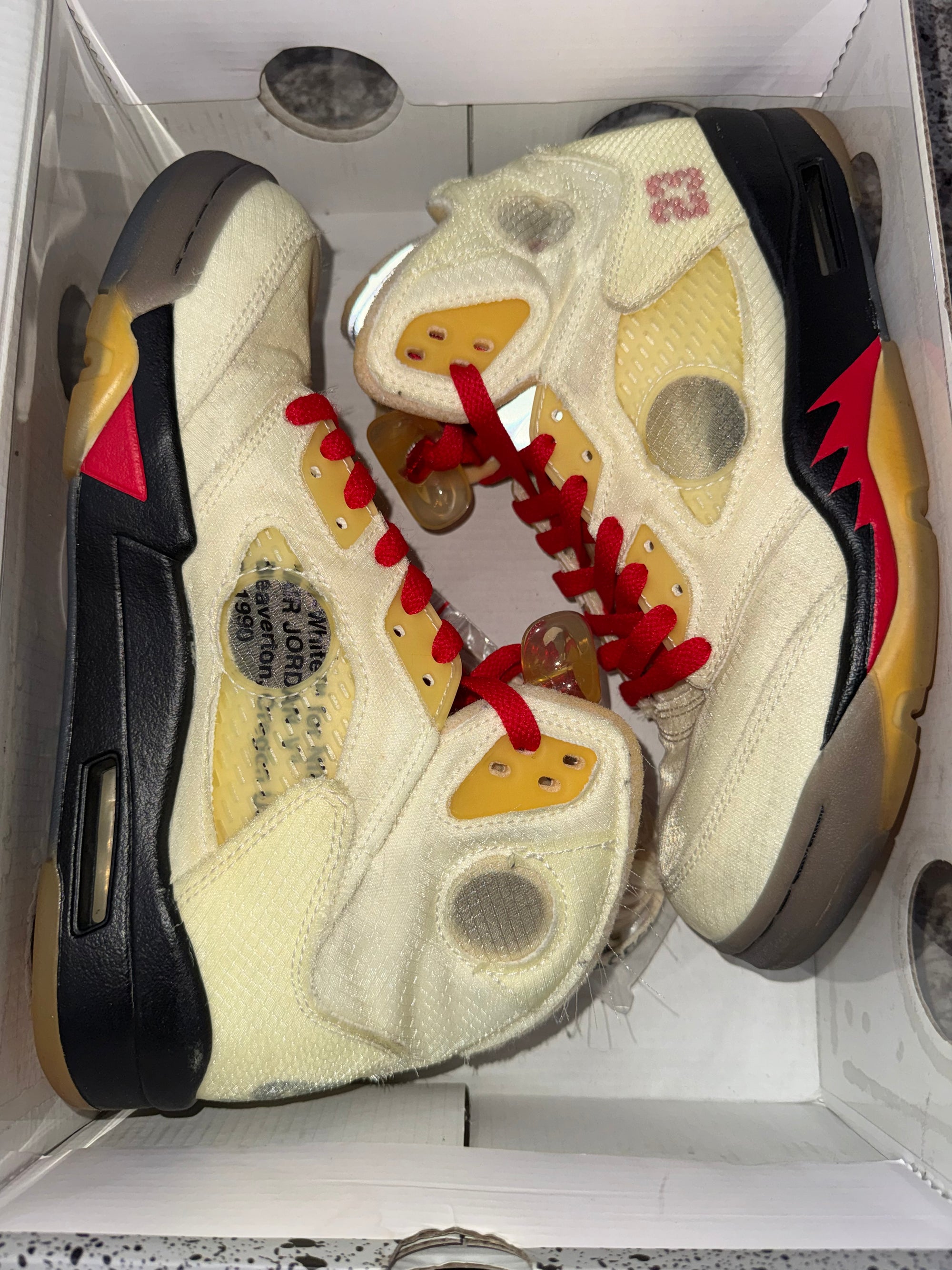 Jordan 5 Retro Off-White Sail (DAMAGED BOX)