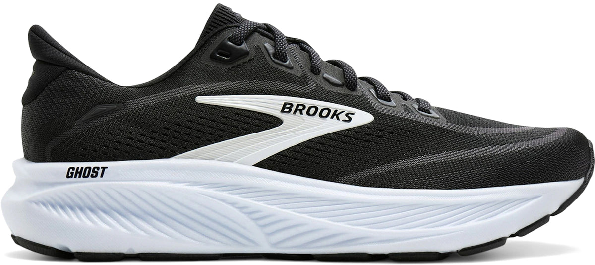 Brooks Ghost 18 Black Grey White
