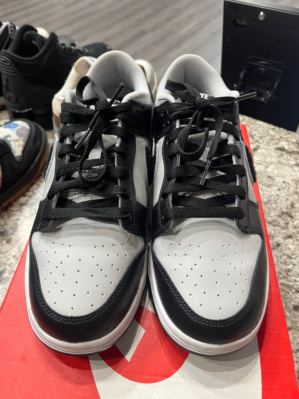 Nike Dunk Low Chenille Swoosh Black Grey