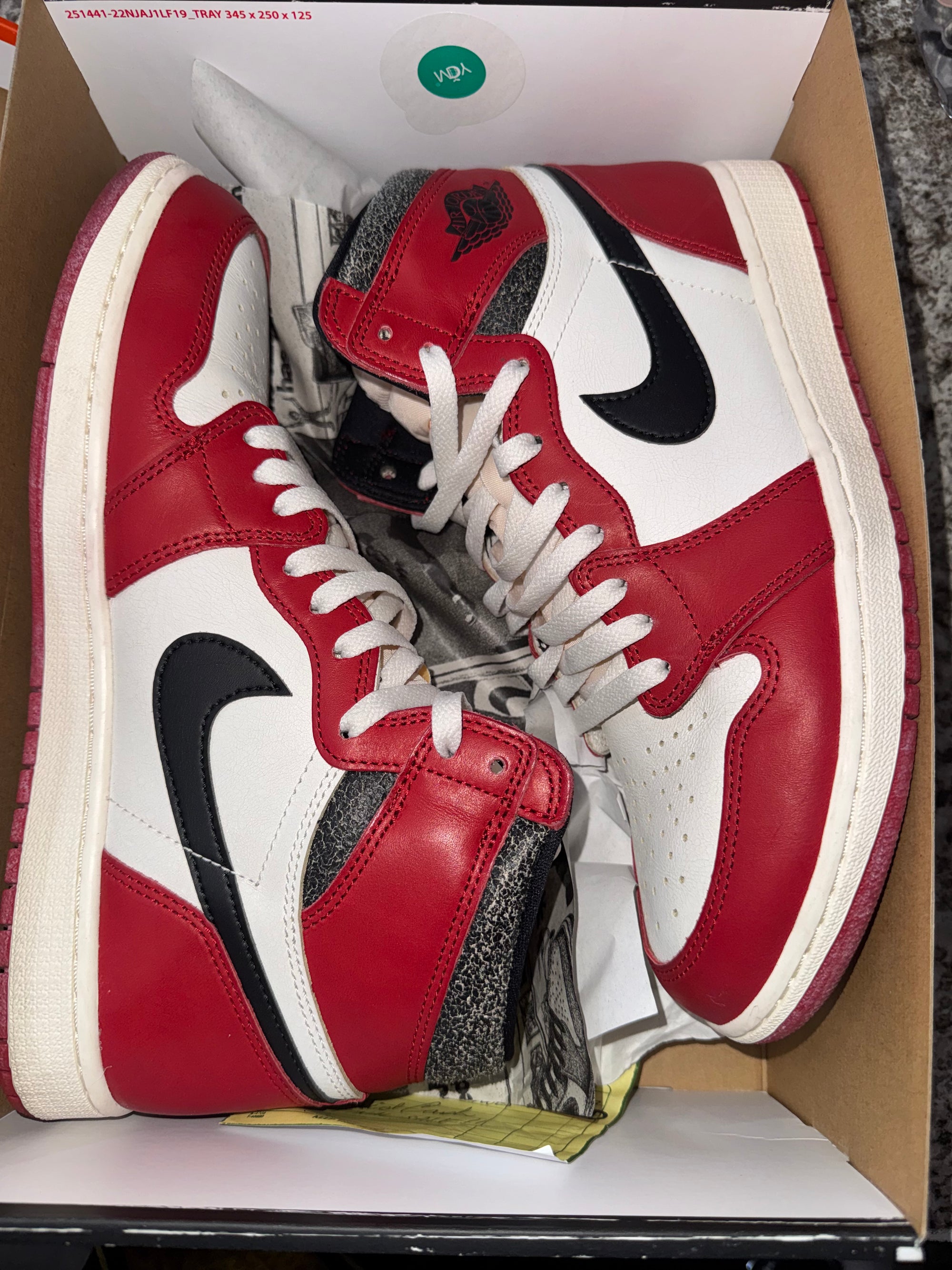Jordan 1 Retro High OG Chicago Lost and Found