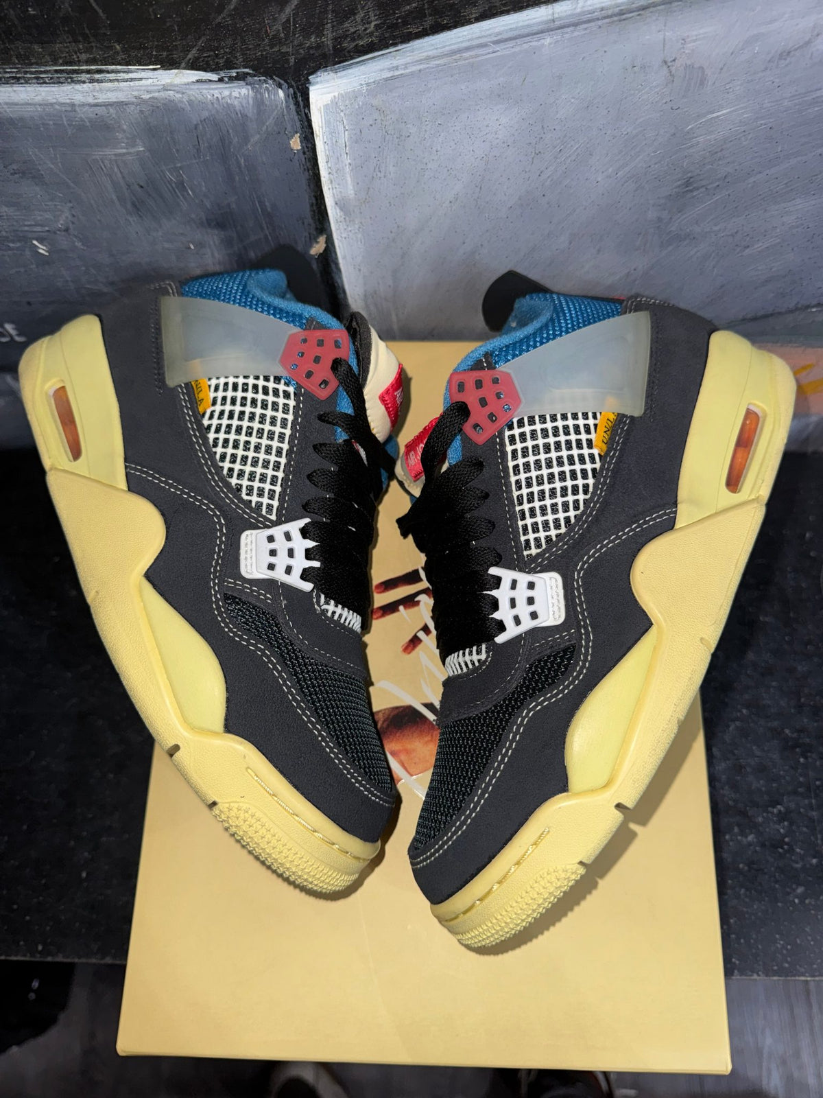 Jordan 4 Retro Union Off Noir
