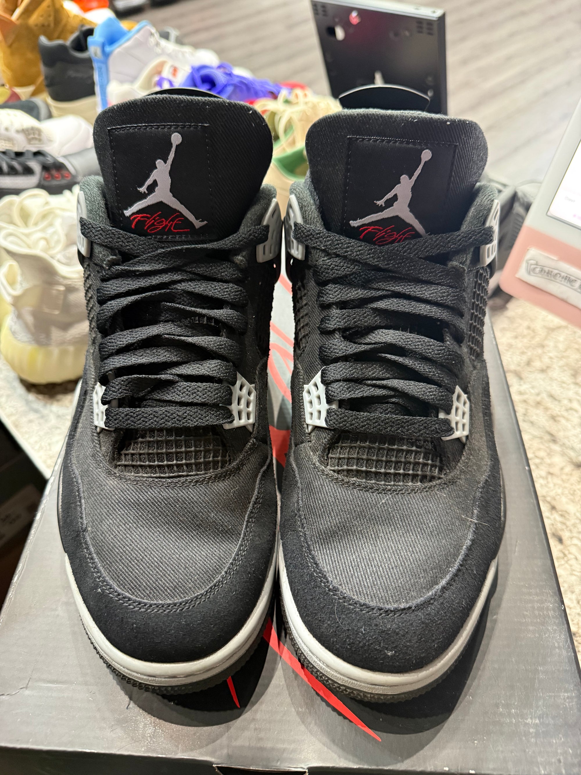 Jordan 4 Retro SE Black Canvas