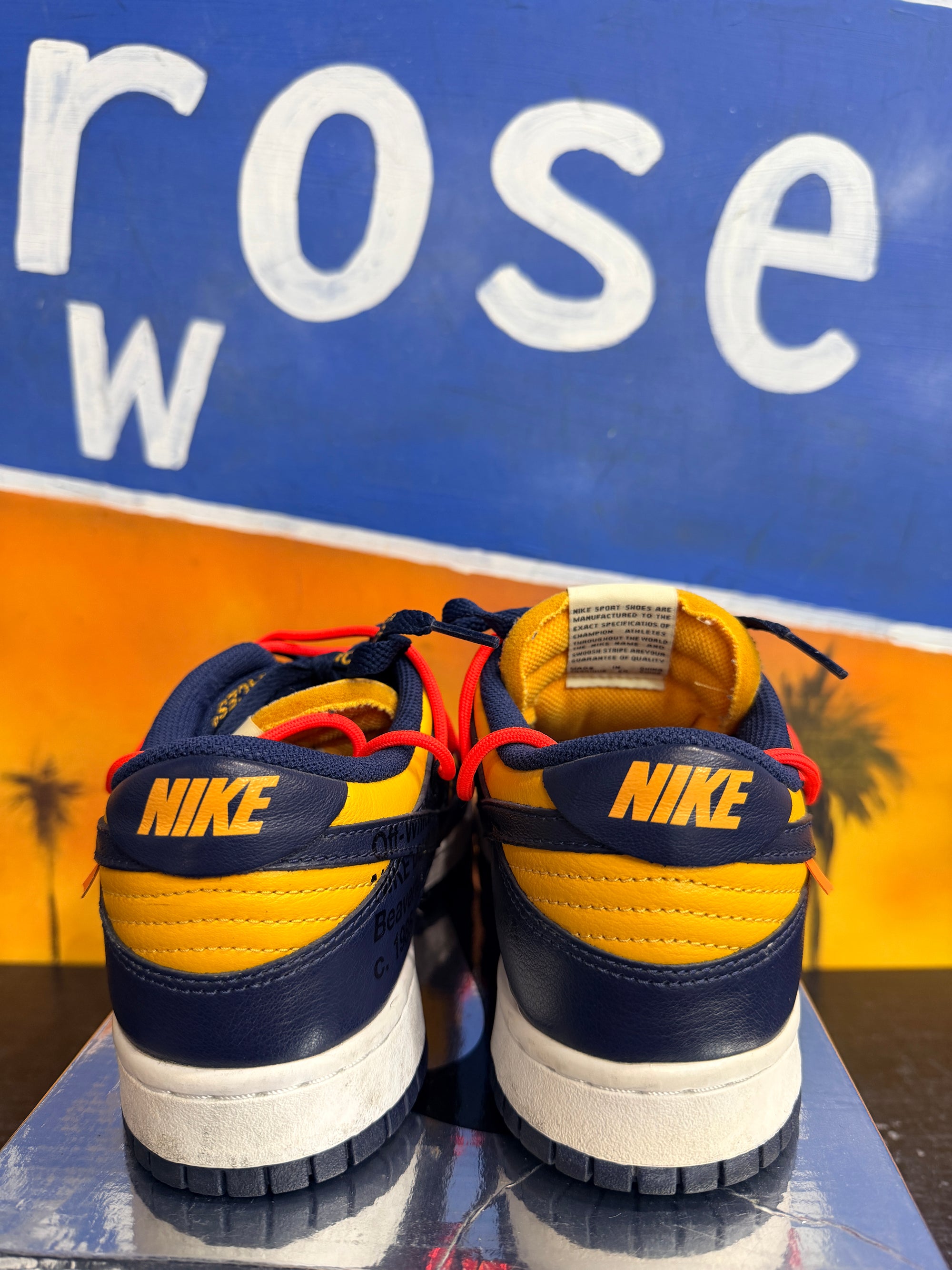 Nike Dunk Low Off-White University Gold