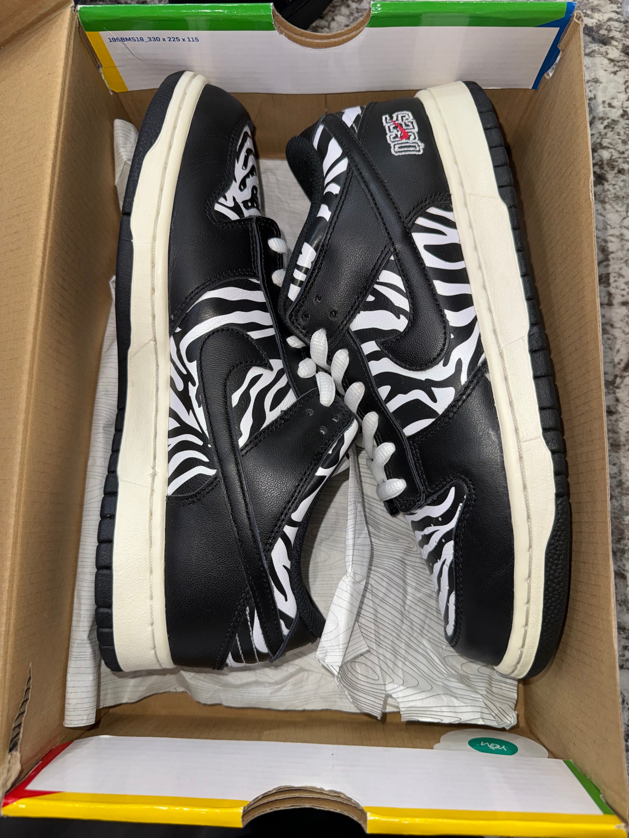 Nike SB Dunk Low OG QS Quartersnacks Zebra