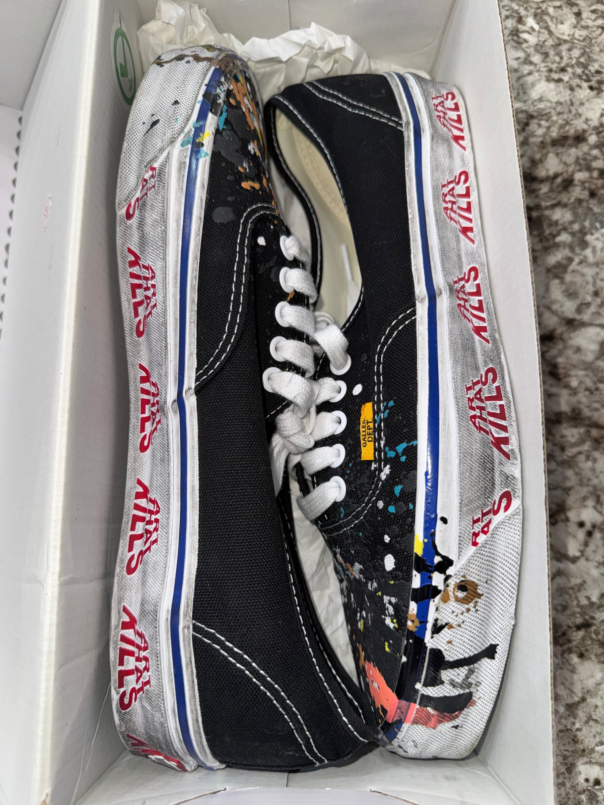 Vans Authentic Reissue 44 Gallery Dept. Art That Kills Black
