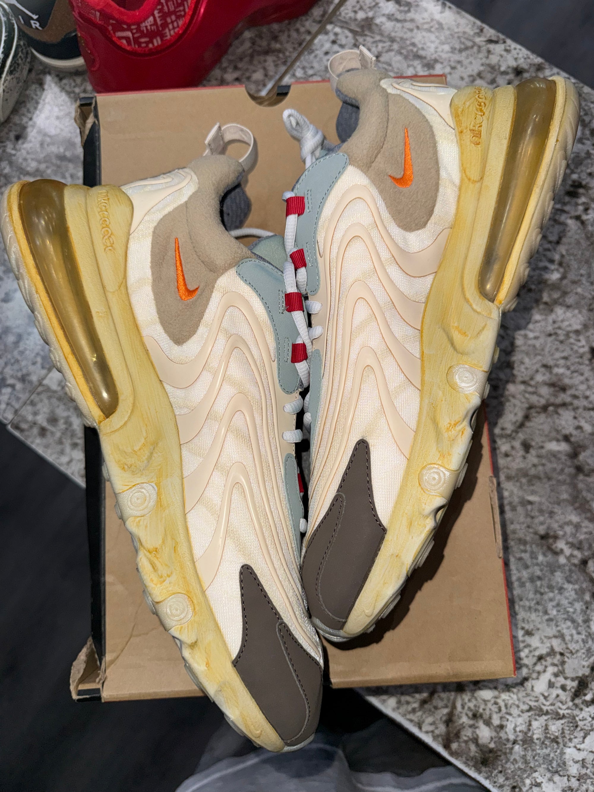 Nike Air Max 270 React ENG Travis Scott Cactus Trails