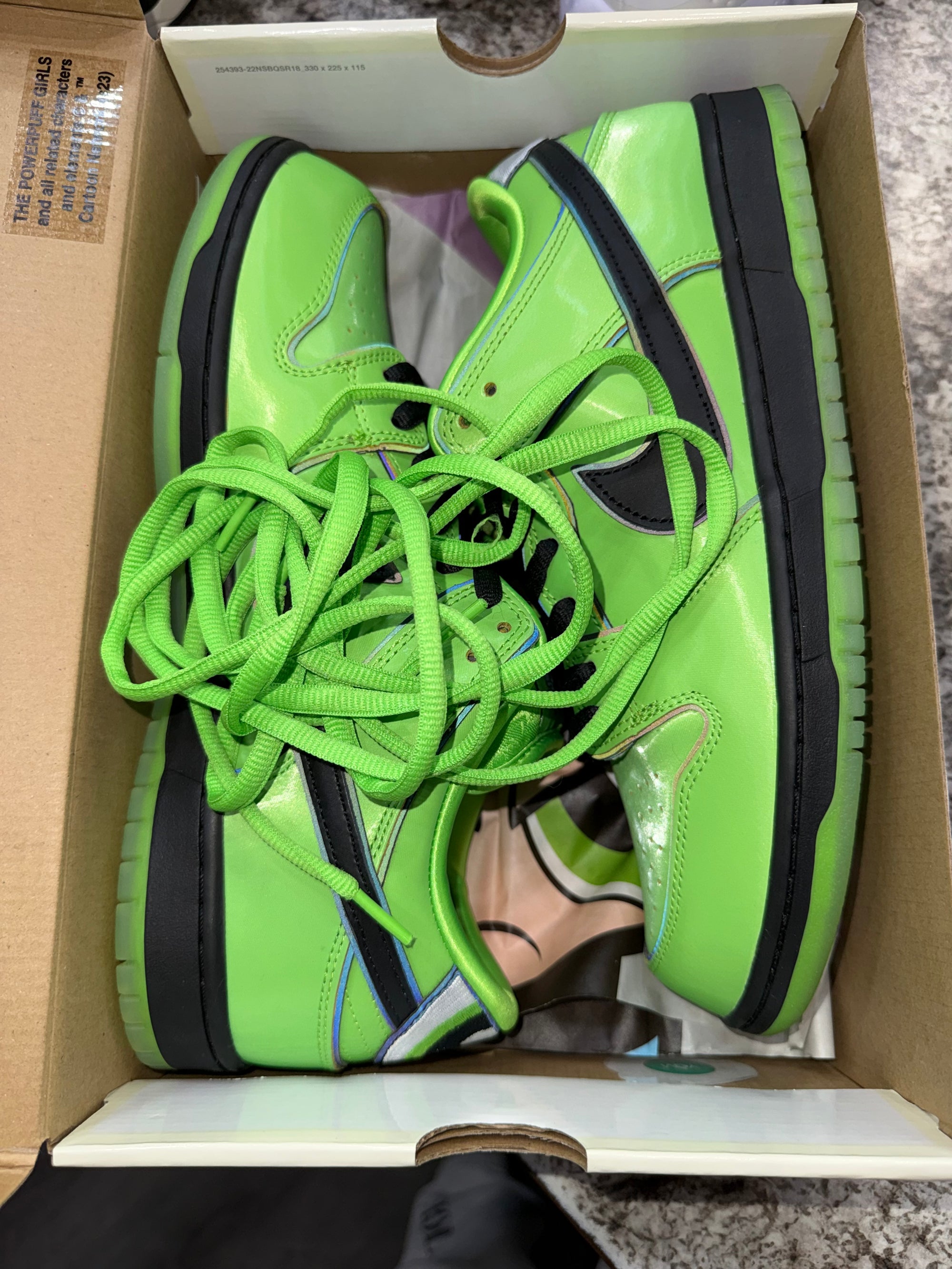 Nike SB Dunk Low The Powerpuff Girls Buttercup